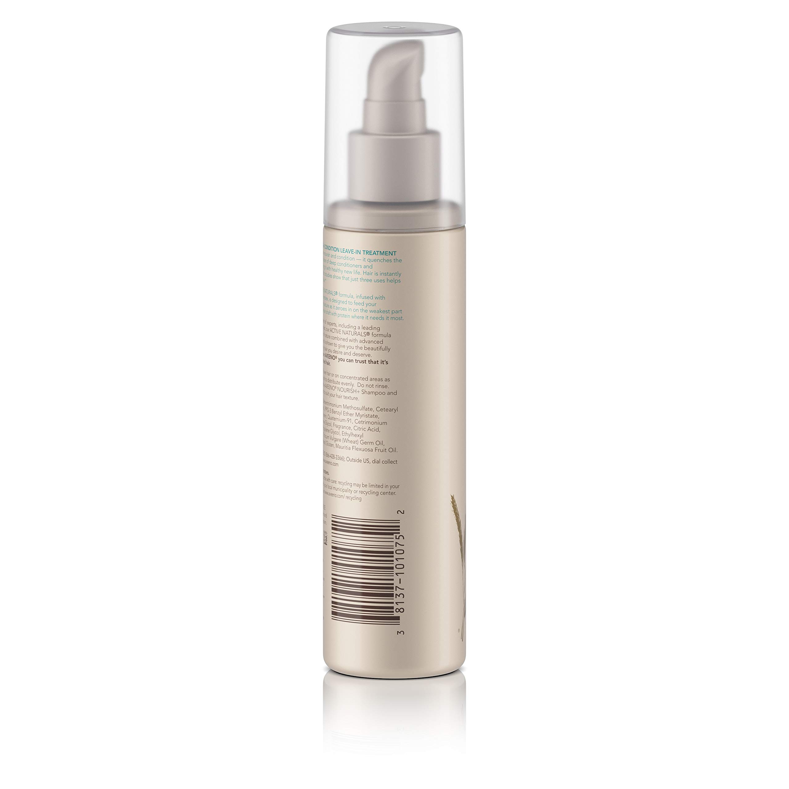 Aveeno Nourish + Condition Leave-In Treatment Spray for Dry Hair - 5.2 oz | Hydrating Hair Care with Oat & Vitamin E | Perfect for Daily Use, Post-Shower & Styling