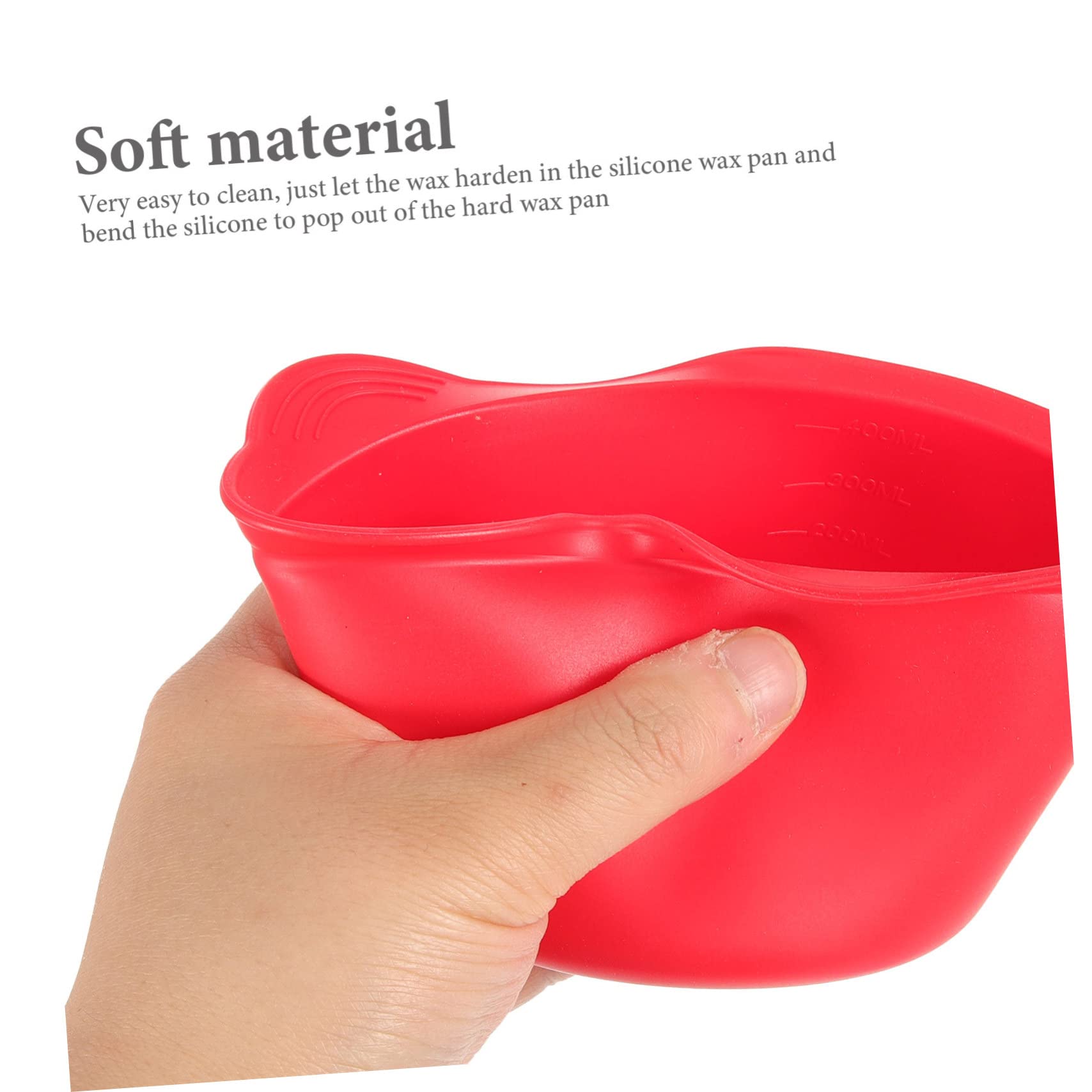 NOLITOY 2-Pack Silicone Wax Melting Bowls for Wax Warmer - Reusable Wax Massage Containers, Waxing Bowl Set for Salon & Home Use - Perfect for Facial Waxing, Hair Removal, and DIY Beauty Treatments