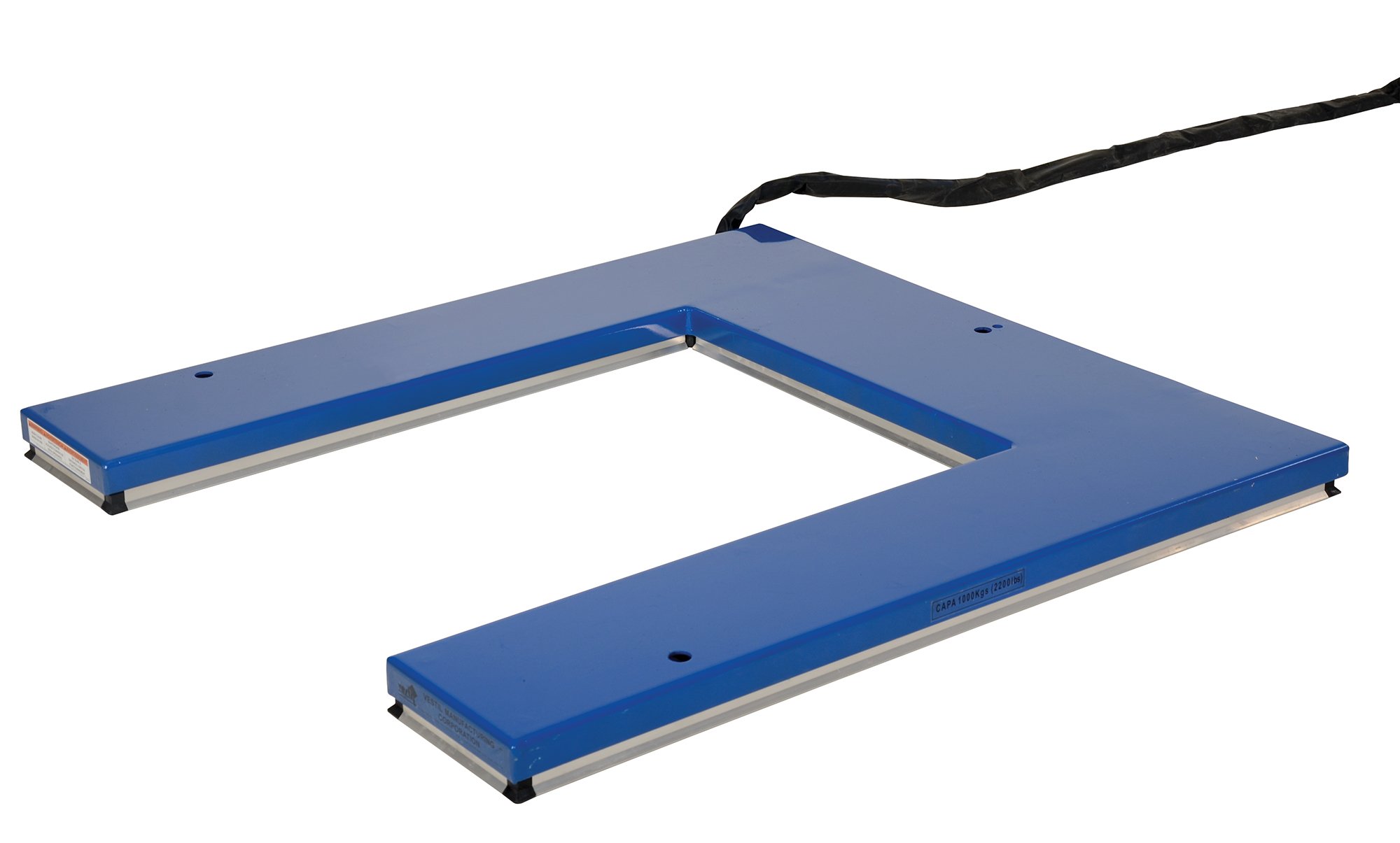 Vestil U-Shaped Electric Lift Table - 2000 lb Capacity for Warehouses, Workshops & Industrial Material Handling