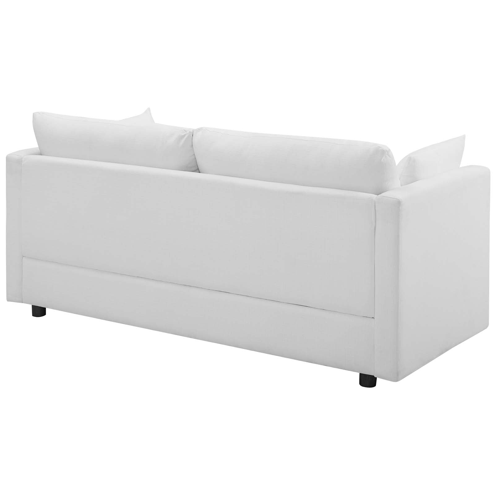 3-Piece Upholstered Fabric Sofa Set - Modern Living Room Furniture for Small Spaces | Perfect for Apartments, Condos and Cozy Homes