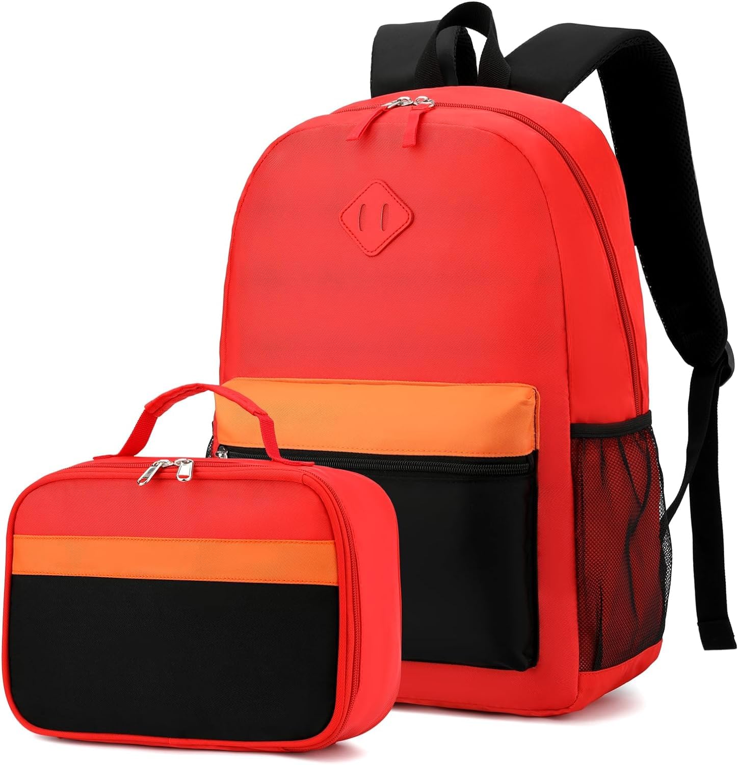 Best Preschool & Kindergarten Backpack for Boys & Girls - Durable Toddler School Backpack with Secure Chest Buckle (Red/Black, Large 17