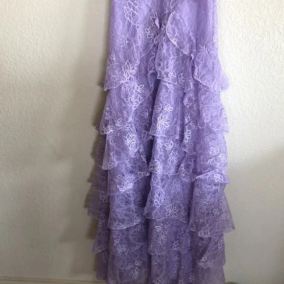 Elegant Lilac A-Line Lace Long Prom Dress for Formal Party & Evening Gown J3326 | Perfect for Homecoming, Wedding Guest & Special Occasions