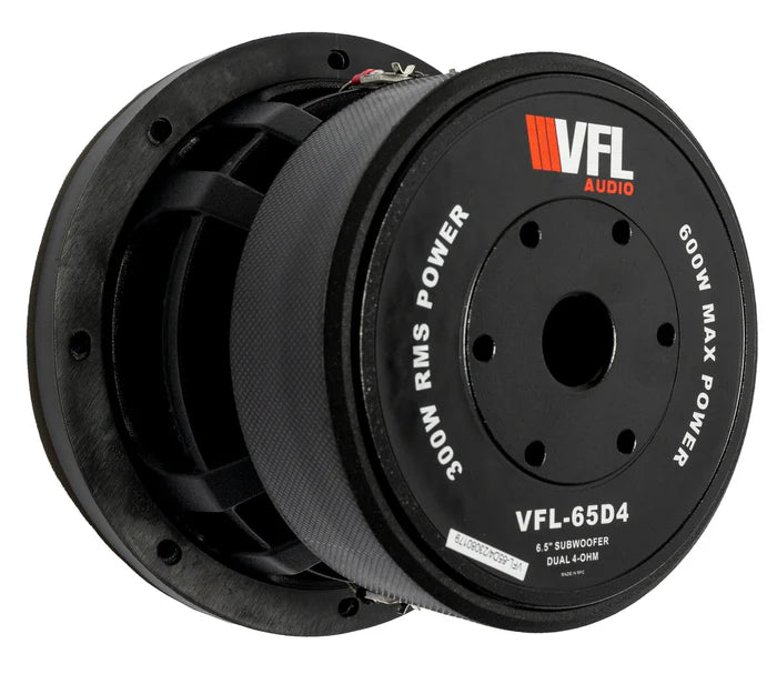 American Bass VFL 6.5 Inch 300W RMS Car Subwoofer - Powerful Bass for Car Audio Systems & Home Theater