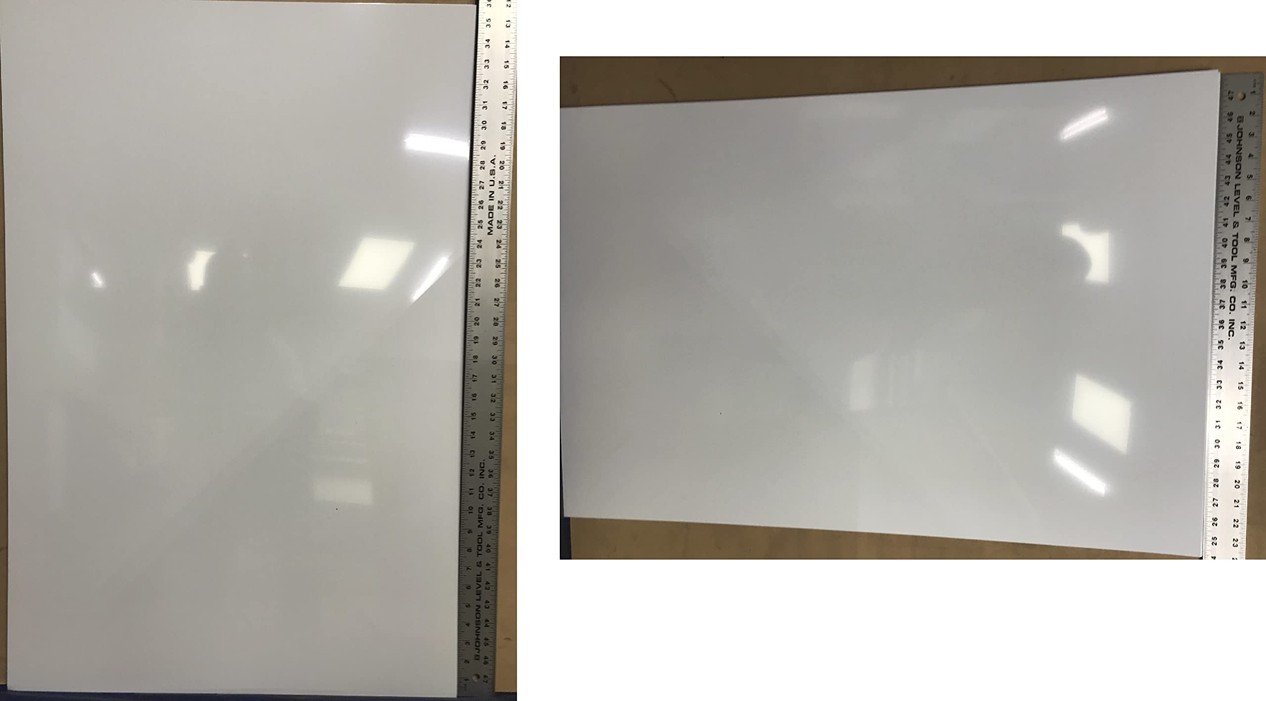 50 Pack 36x24 Inch Corrugated Plastic Yard Signs - 4mm Thick White Fluted Board for Elections, Real Estate, Advertising & Events - Same Day Shipping via UPS