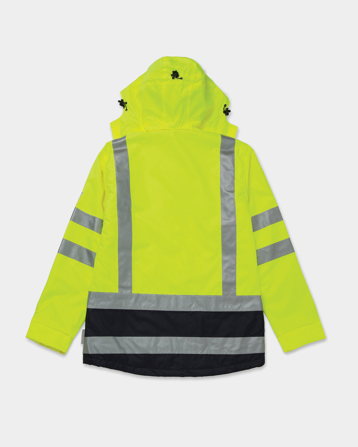 Men's H2O Hi-Vis Waterproof Insulated Jacket - High Visibility Winter Work Coat for Outdoor Construction & Safety Professionals