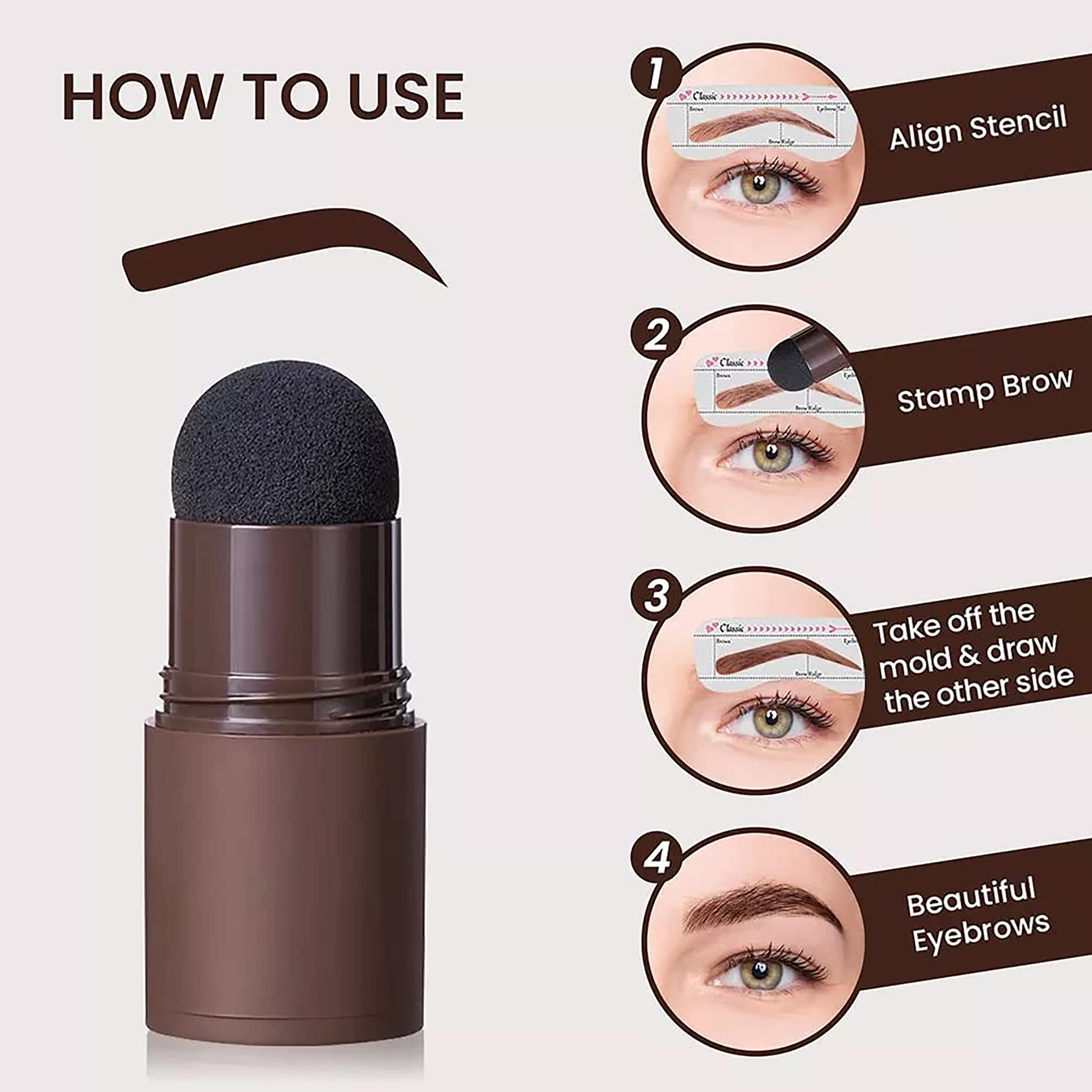 MeeTo Hairline Powder for Thinning Hair - Sweatproof, Waterproof & Stainproof Hair Loss Concealer - Eyebrow Definer & Root Cover Up for Women & Men - Natural Brown (Pack of 1) - Perfect for Daily Use, Special Occasions & Confidence Boost