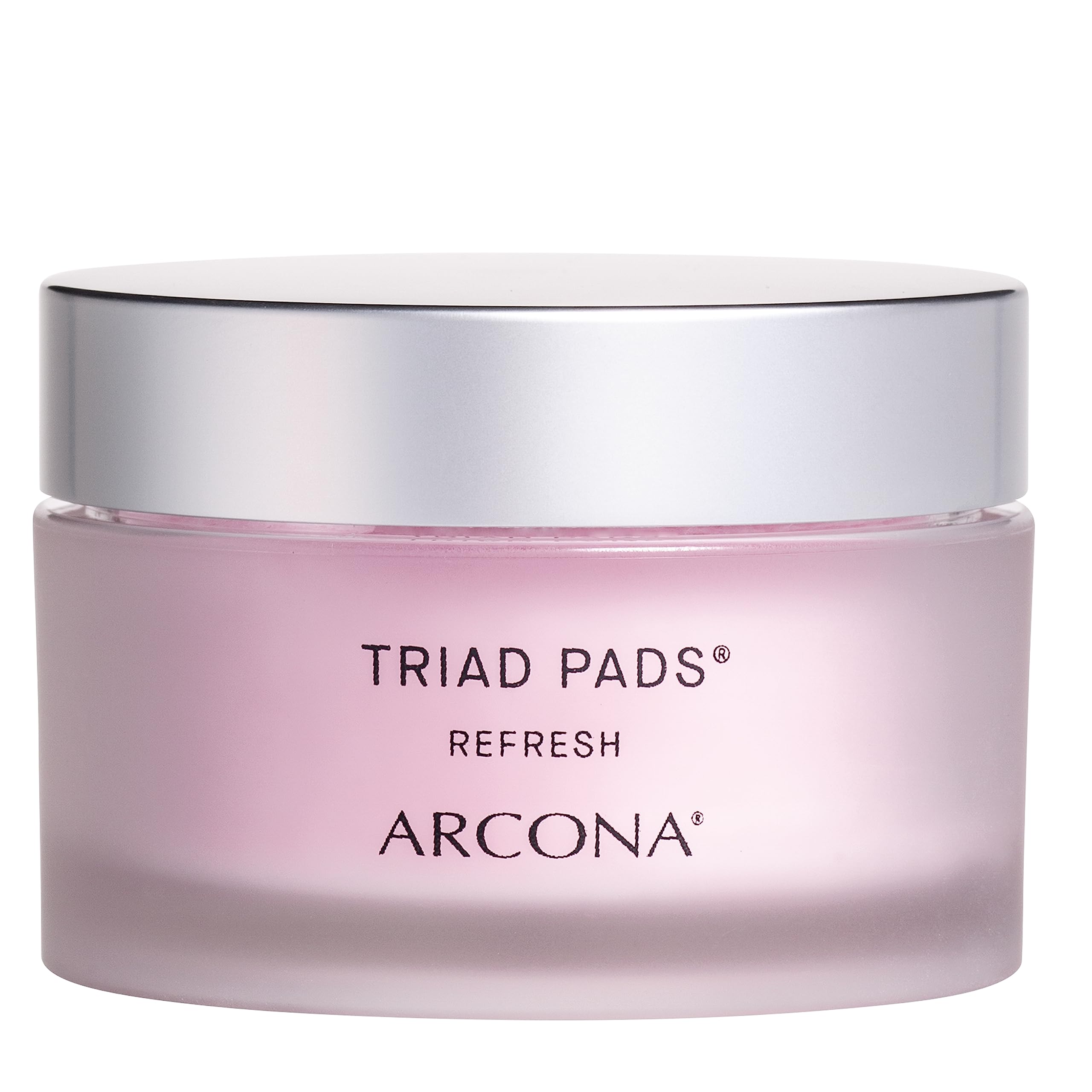 ARCONA Triad Pads - Cranberry & Rice Exfoliating Toner Pads for Face | Hydrating, Brightening & Natural Cleansing | 45 Count | Made in USA | Perfect for Daily Skincare Routine & Travel-Friendly Facial Care