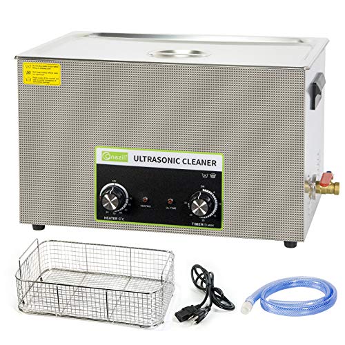 ONEZILI 30L Large Ultrasonic Cleaner - 600W High Power Sonic Cleaner with 500W Heating for Carburetors, Jewelry, Tools | Industrial & Home Use Cleaning Machine