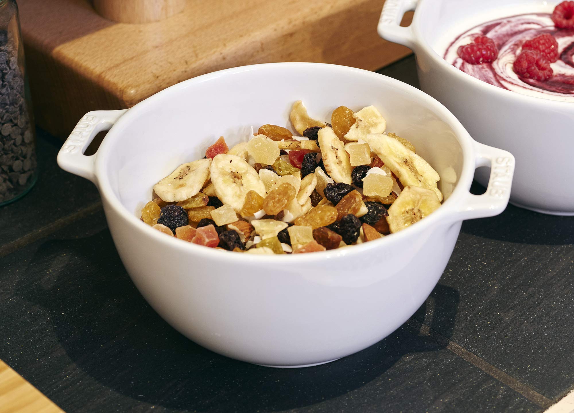 STAUB Ceramic Salad Bowl Set - Durable & Elegant Serving Bowls for Salads, Pasta, Fruits - Perfect for Family Dinners, Parties & Healthy Meals