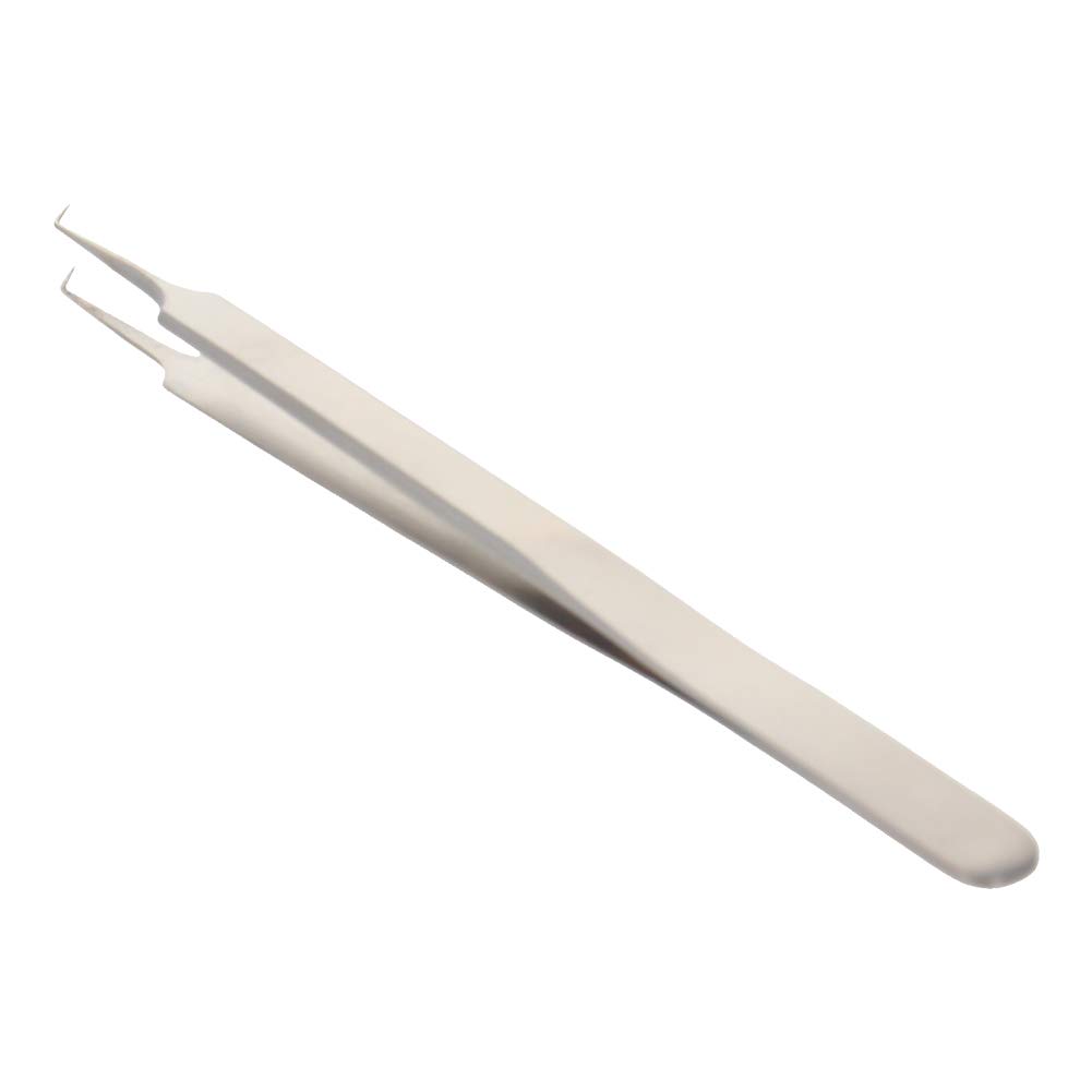 Precision Stainless Steel Tweezers Set - Anti Static, Non-Magnetic, Curved Pointed Tips for Electronics Repair, Jewelry Making, Lab Work & Detailed Crafts (2-Pack with Transparent Packaging) - Perfect for Watch Repair, PCB Assembly & Eyebrow Grooming