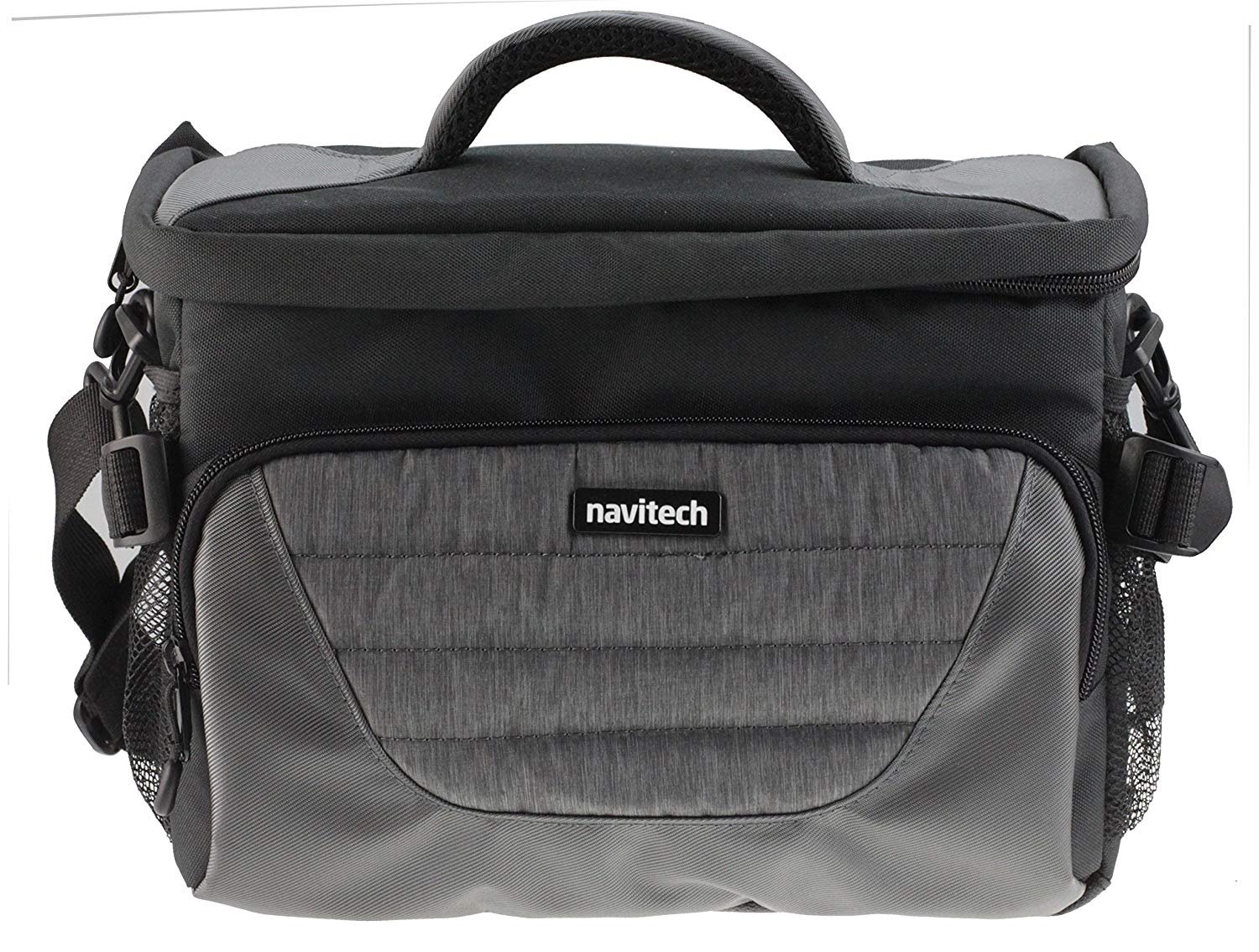 Navitech Grey Shoulder Camera Bag for FUJIFILM GFX 50S - Durable DSLR Camera Case with Padded Protection - Perfect for Travel, Street Photography & Outdoor Shooting