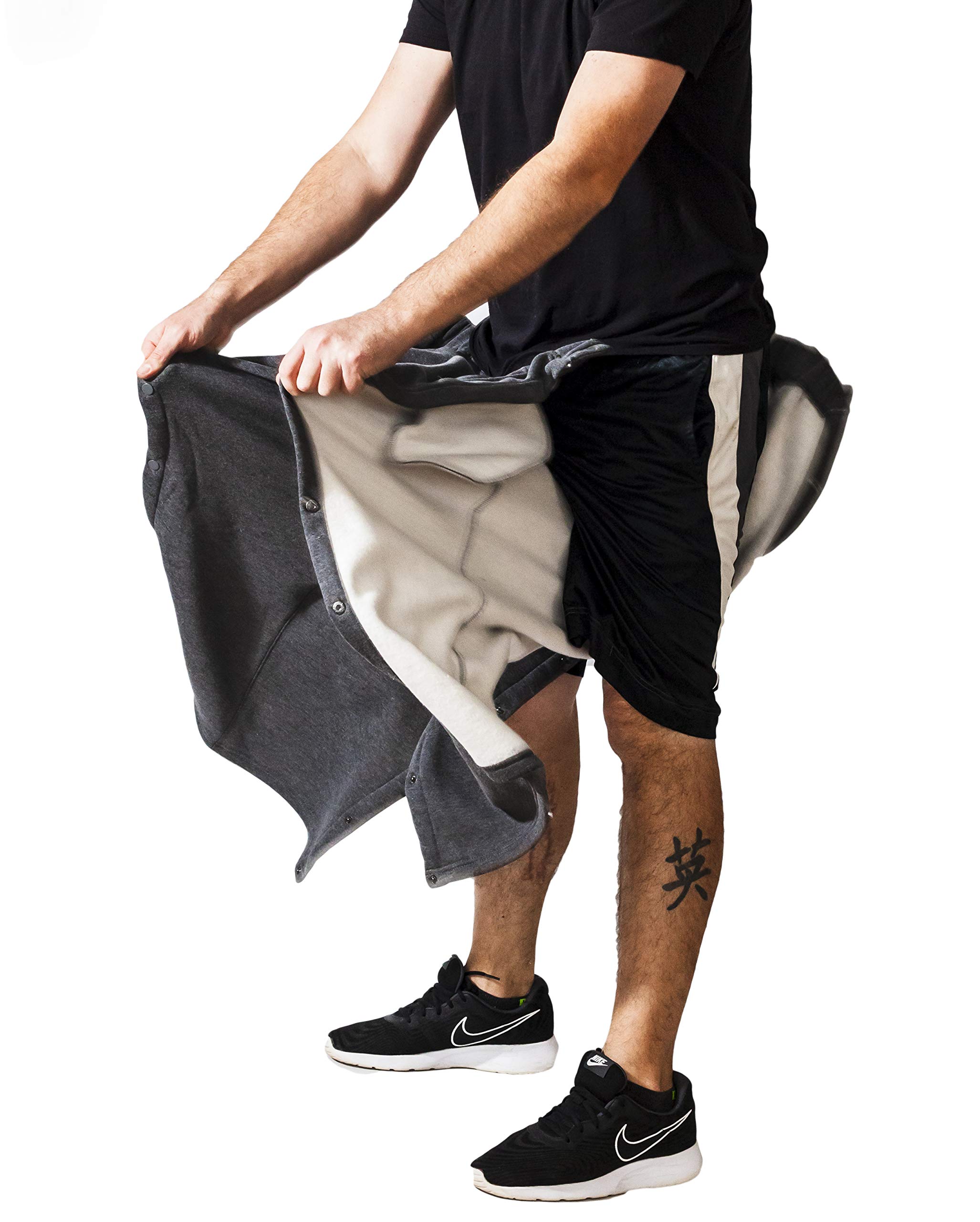 Funny Guy Mugs Retro Tearaway Sweatpants - Premium Breakaway Pants for Men | Comfortable Joggers with Funny Print | Perfect for Gym, Lounge & Comedy Nights