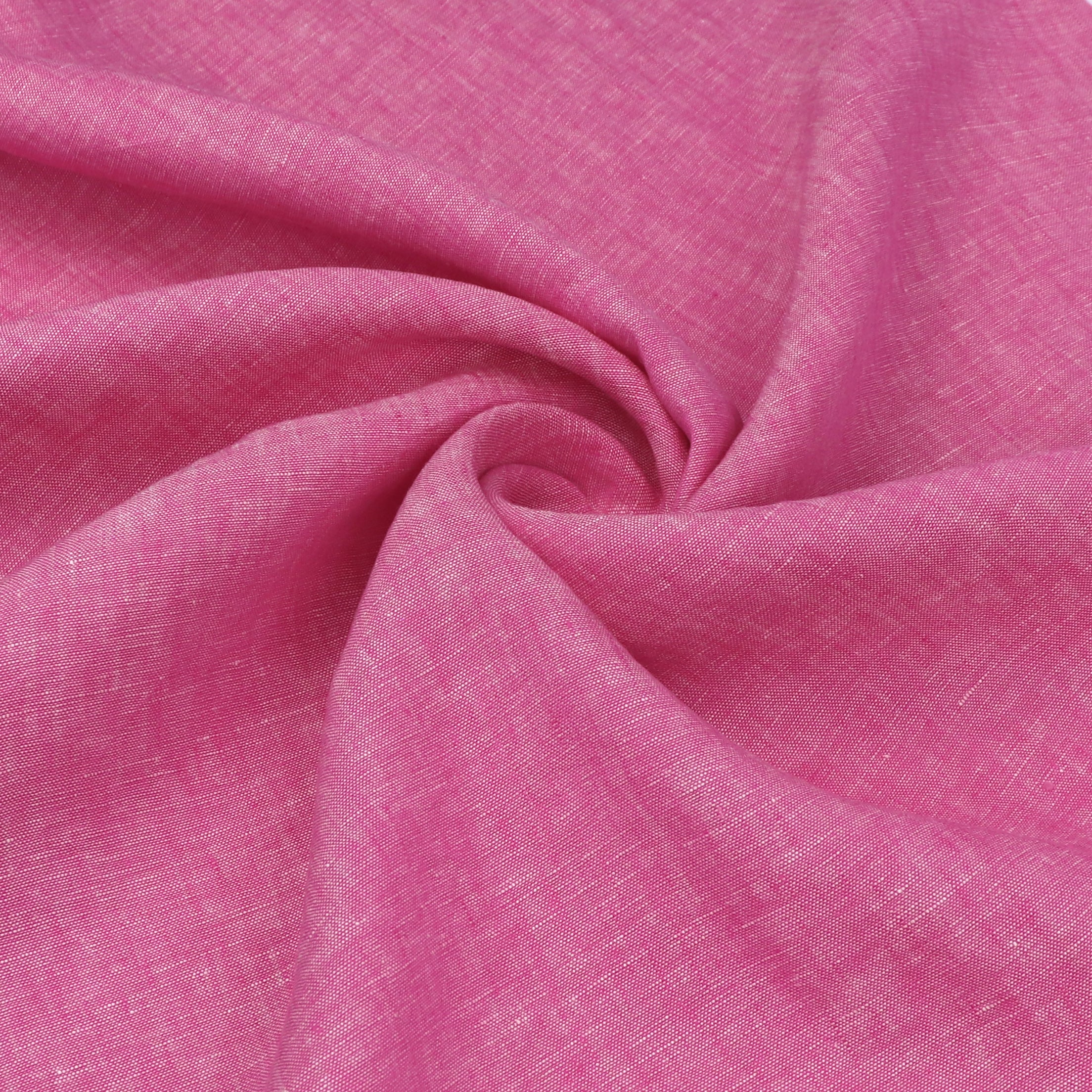 Premium Pure Linen Flax Melange Pink Fabric - Soft & Breathable Material for Dresses, Curtains & Home Decor | Eco-Friendly & Hypoallergenic