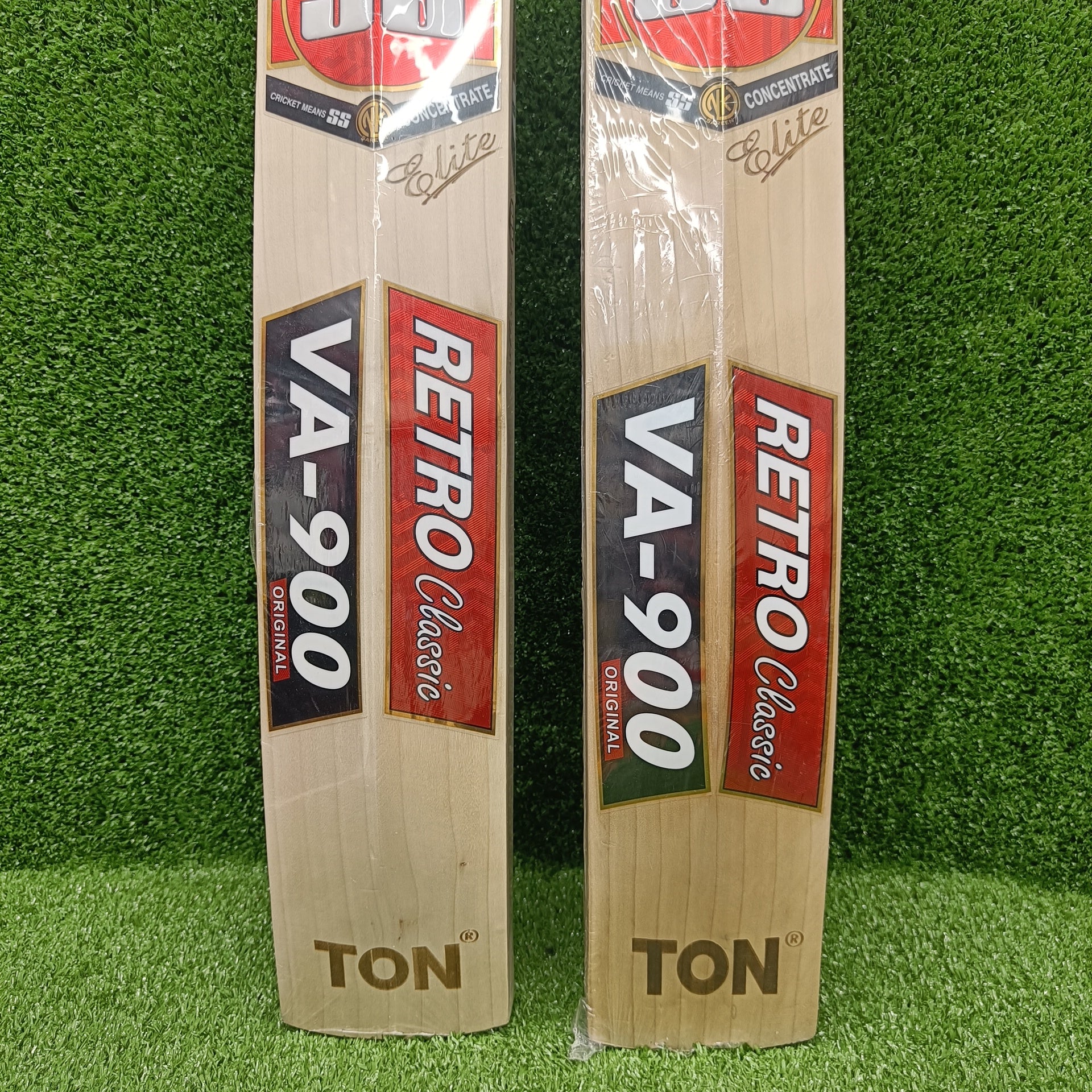 Premium SS VA 900 Retro Classic Elite English Willow Cricket Bat - Professional Grade for Matches & Training - Perfect for Cricket Enthusiasts & Club Players