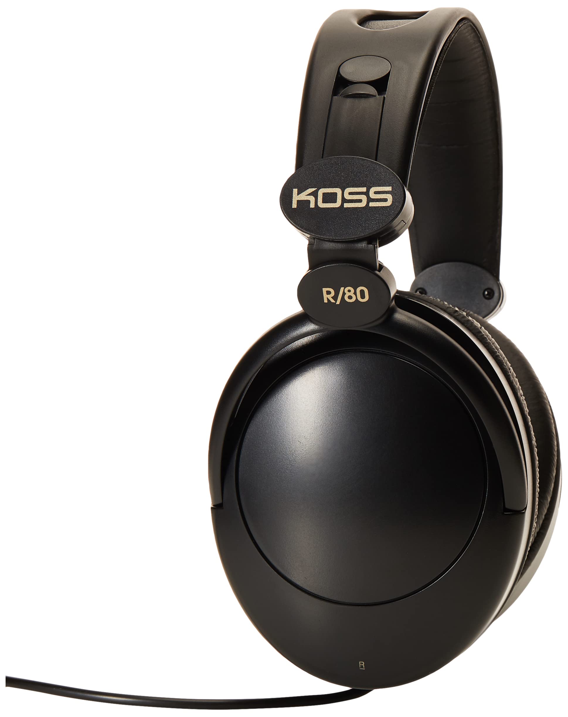Koss R-80 Over-Ear Home Headphones - Premium Sound for Music, Movies & Gaming | Comfortable Studio Headphones for Home Entertainment & Office Use