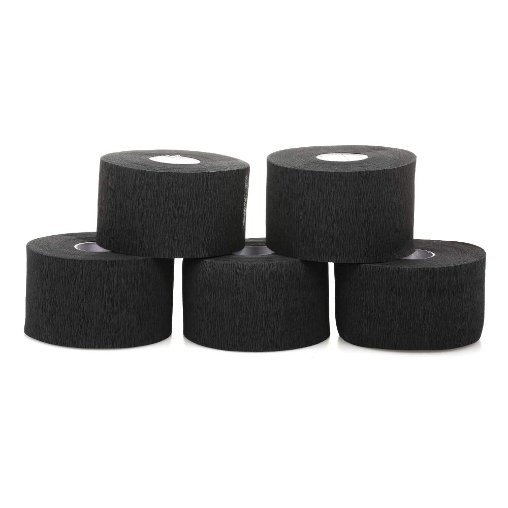 Stretchable Black Paper Neckband Strip for Hairdressing, Hair Washing & Makeup | Disposable Salon & Barber Accessory | Perfect for Salons, Spas & Home Use - POOWE