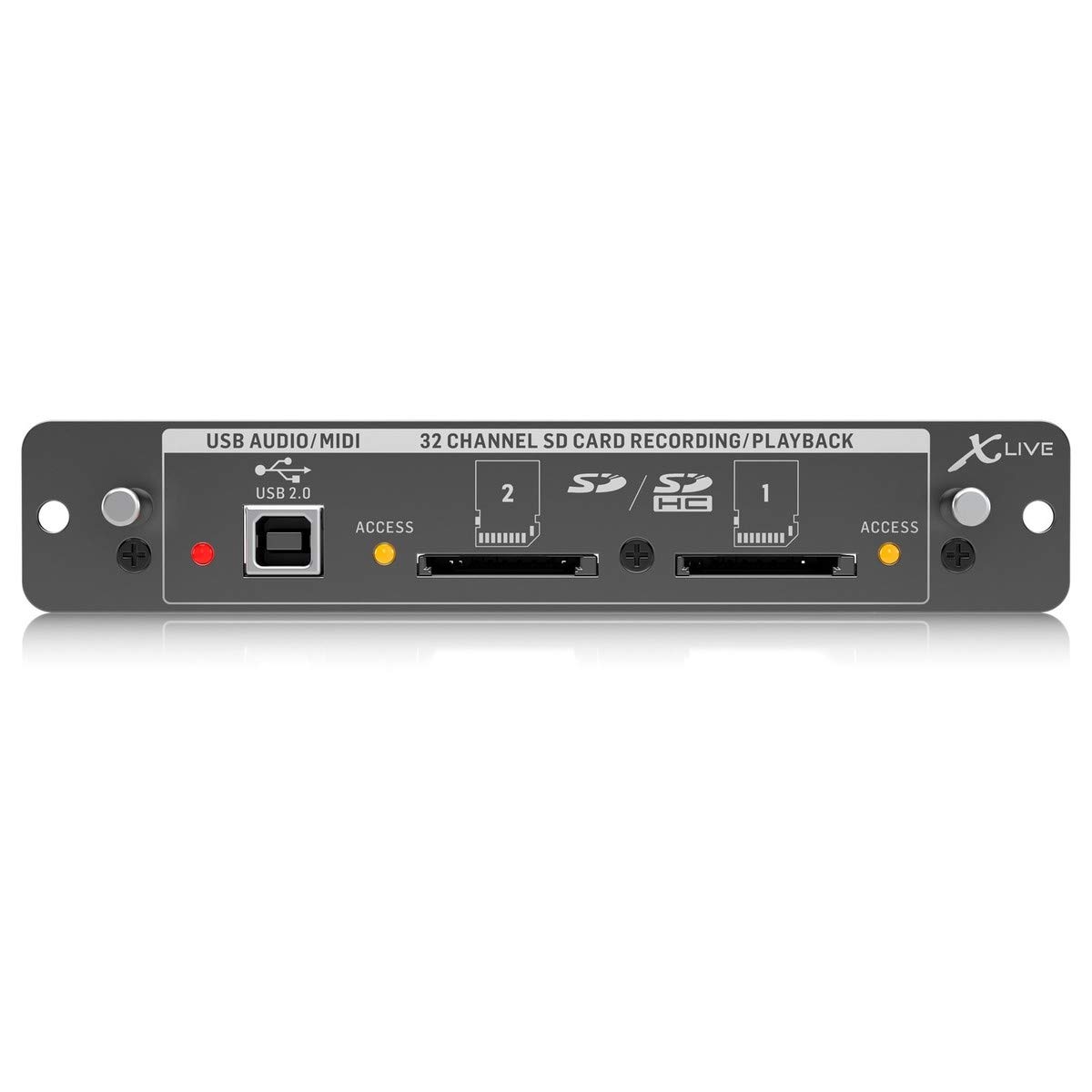 Behringer X-LIVE X32 Expansion Card - 32-Channel SD/SDHC & USB Recording Card for Live Sound Mixing | Perfect for Studio Recording & Live Performances