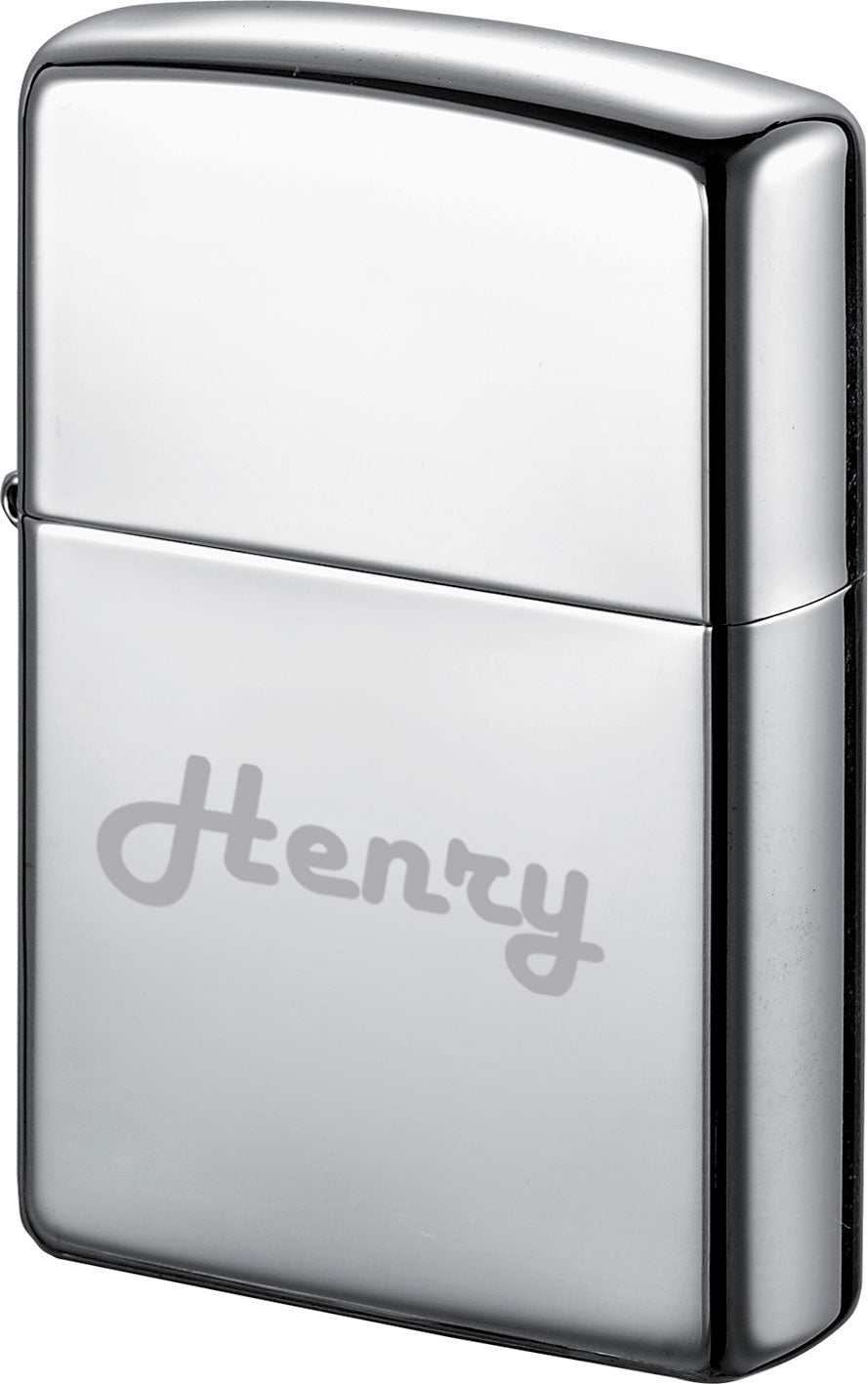 Zippo Armor High Polish Chrome Windproof Lighter - Refillable & Durable Metal Lighter for Outdoor Camping, Hiking, and Everyday Use