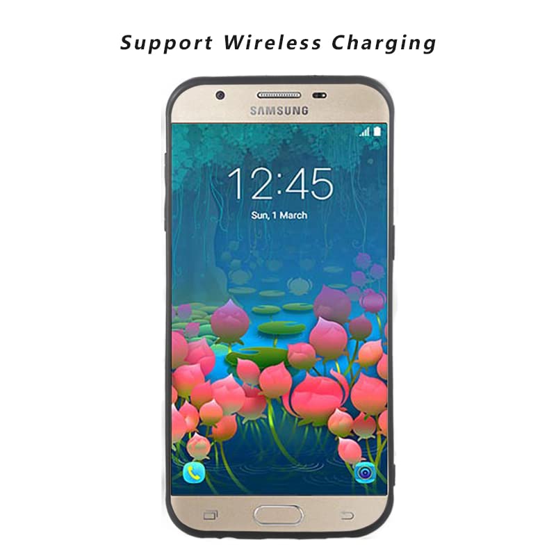 ELISORLI Rugged Thin Case for Samsung Galaxy J5 Prime 2016 (SM-G570M) - Anti-Slip TPU Protective Cover with Full Body Protection - Blue (Compatible with Men & Women) - Perfect for Outdoor Activities, Work & Daily Use