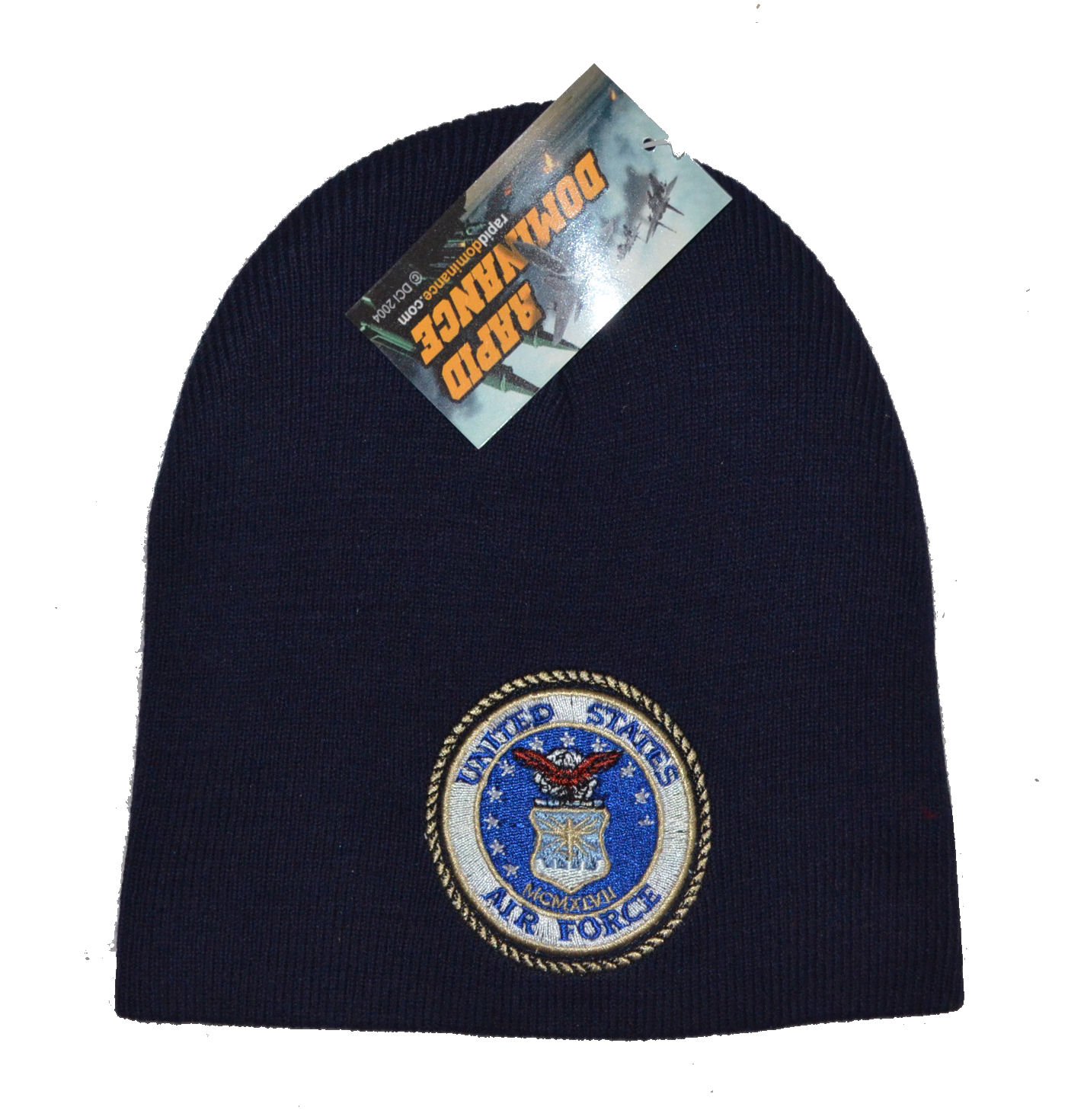 Law and Order Agency Cuffless Beanie Hat - Military Winter Knit Skull Cap for Men & Women - Warm Fleece Lined Hat for Outdoor Activities, Hiking, and Cold Weather