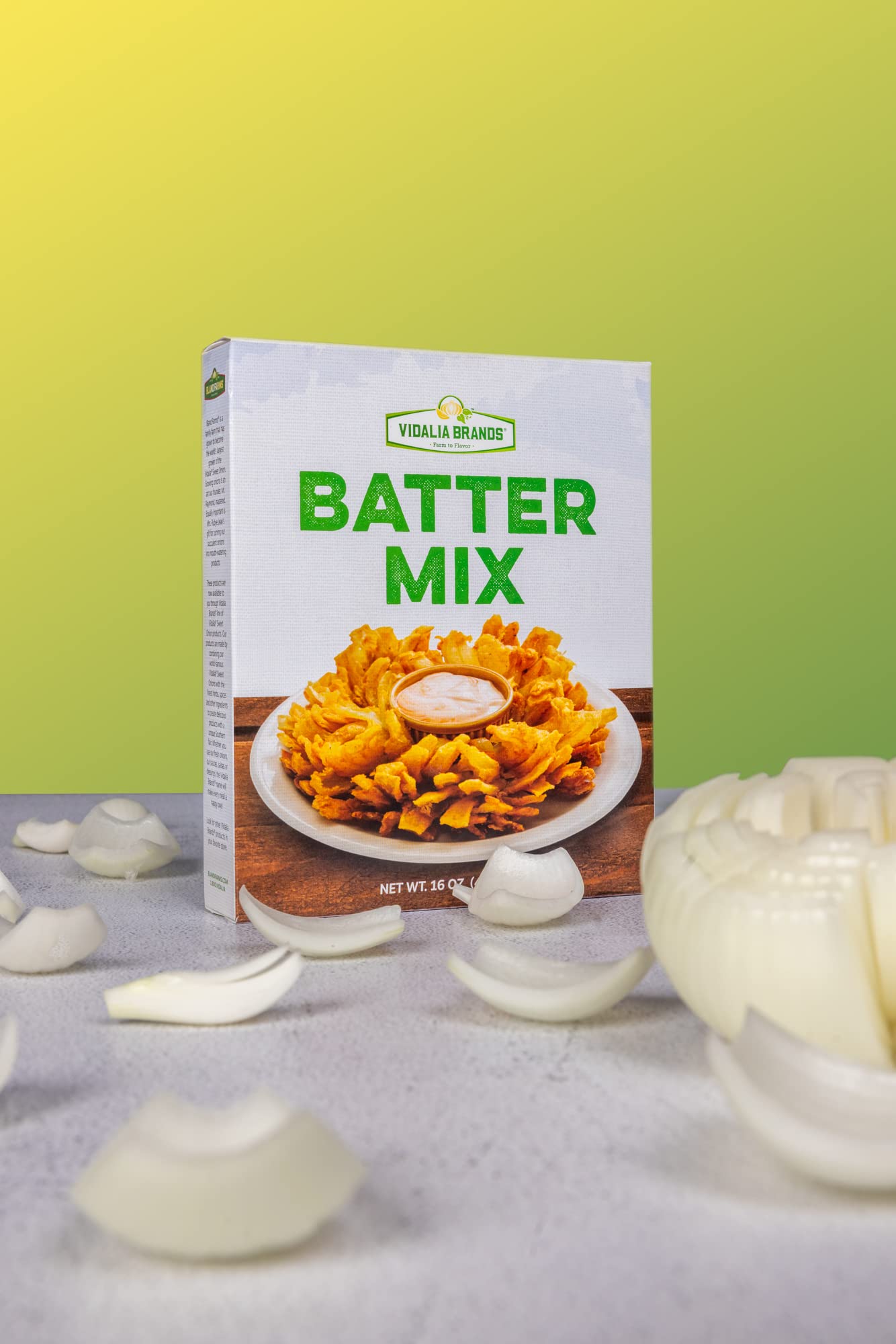 Vidalia Brands Fried Batter Mix & Blossom Sauce - Perfect for Blooming Onion, Chicken Fingers, Fish, Fried Mushrooms - Restaurant-Quality Frying at Home | Great for Parties, Game Nights & Southern-Style Cooking