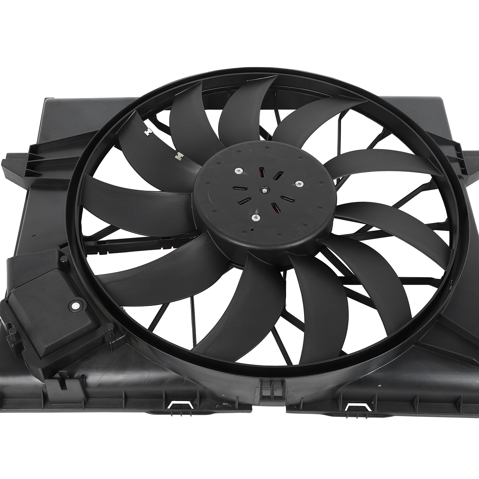 SCITOO 81cm Radiator Cooling Fan Assembly Compatible for Mercedes-Benz GL320/ML320 3.0L, GL350 3.0L, GL450 4.7L (2007-2012 Models) - Perfect for Engine Cooling & Overheating Prevention