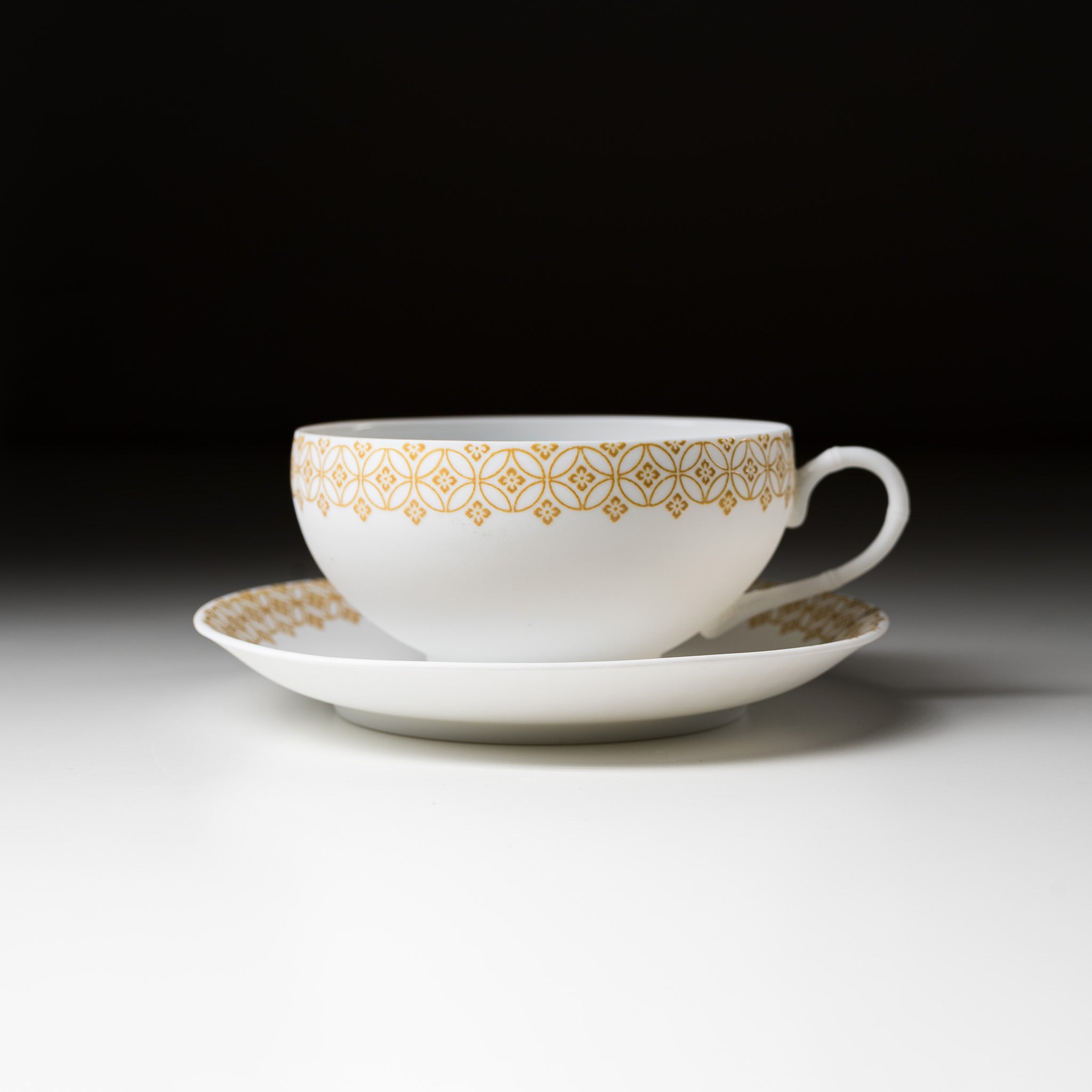 NISHIKAWA JAPAN Handmade Ceramic Tea Cup & Saucer Set - Elegant Yellow Floral Design | Traditional Japanese Craftsmanship | Perfect for Afternoon Tea, Gift Giving & Home Decor