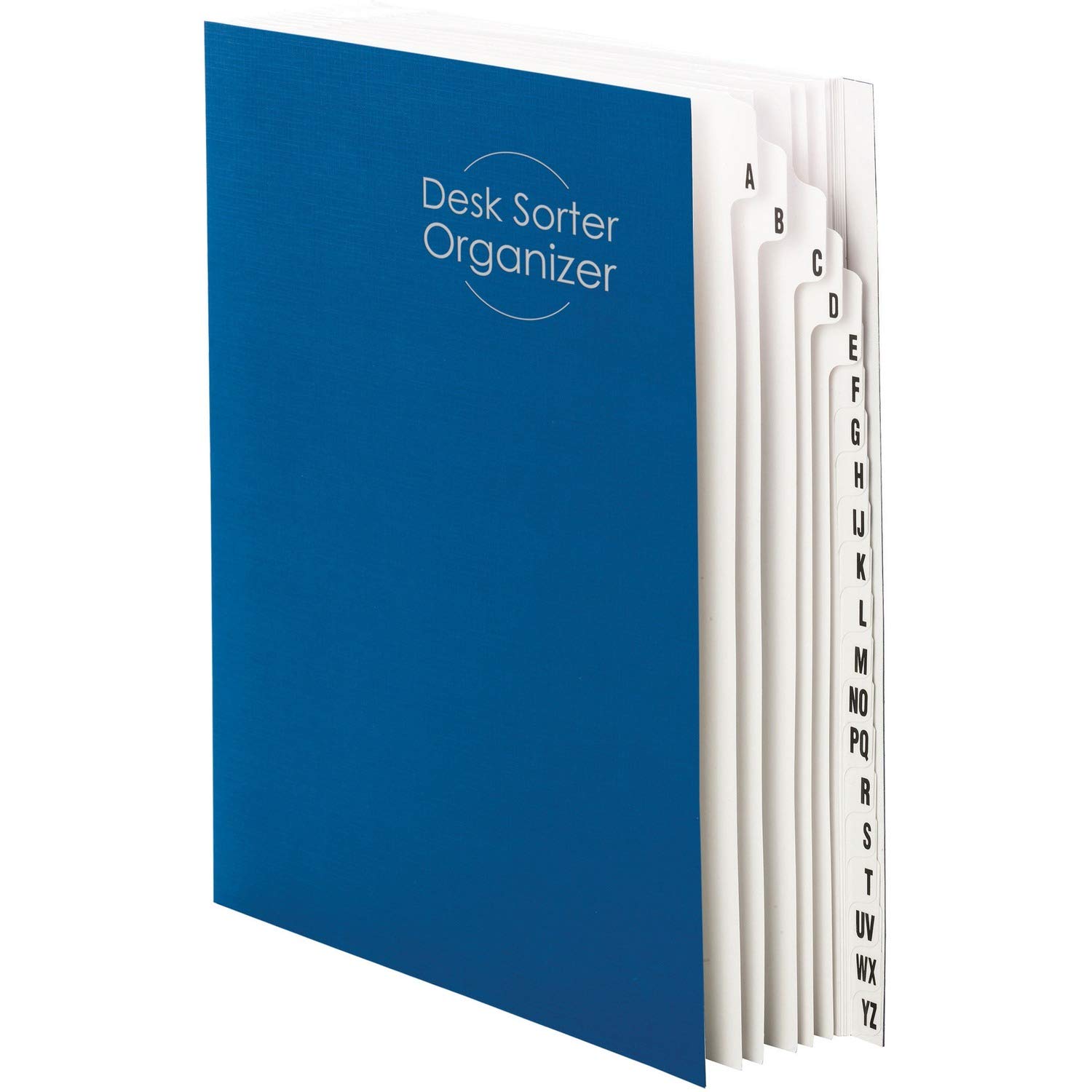 Smead Deluxe A-Z Letter Size Desk File Organizer - 89233 - Alphabetical Indexing for Office, Home & School Documents - Perfect for Filing, Sorting & Organizing Papers Efficiently