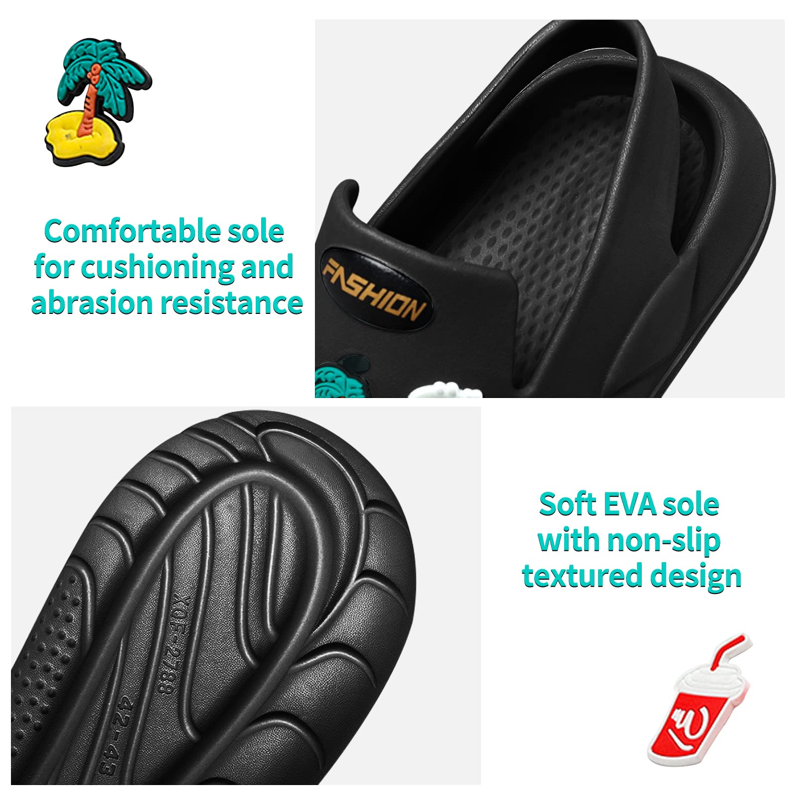 **Breathable Unisex Garden Clogs - Comfortable Slip-On Beach Sandals for Women & Men | Perfect for Summer, Gardening & Outdoor Activities**