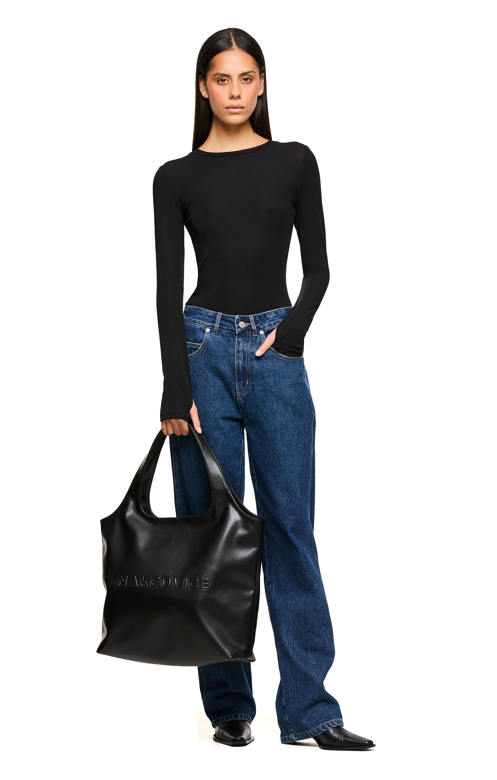 Tammy Black Tote Bag - Stylish & Durable Women's Handbag for Work, Travel & Everyday Use