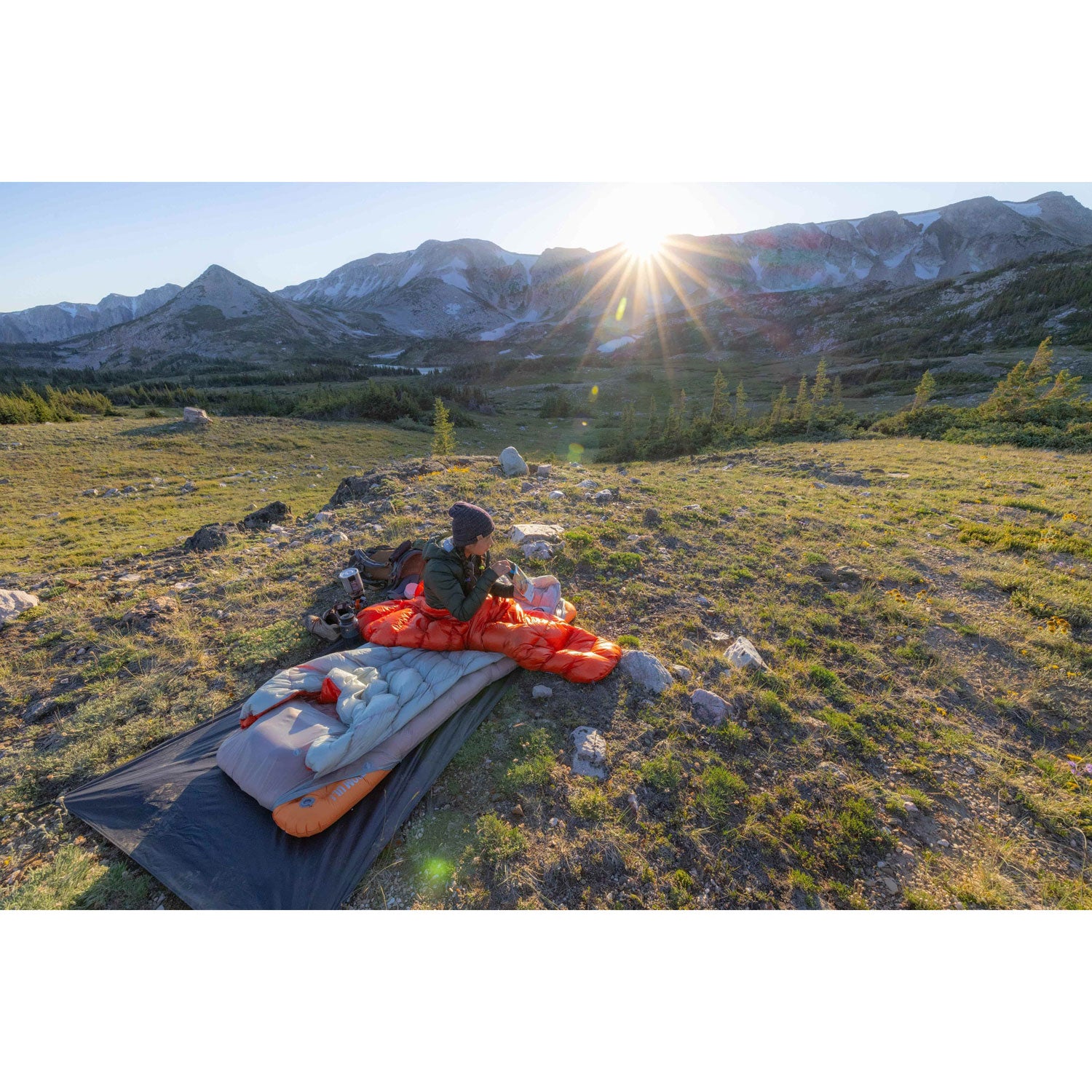 Big Agnes Lost Ranger UL 3N1 0 Degree Down Sleeping Bag - Ultralight 3-Season Backpacking & Camping Gear for Cold Weather Adventures (Closeout Sale)