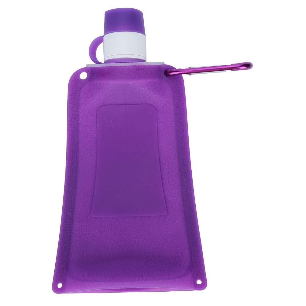Collapsible Silicone Water Bottle - Foldable & Leak-Proof Travel Water Bottle for Hiking, Camping, Gym & Outdoor Activities | BPA-Free Portable Water Container