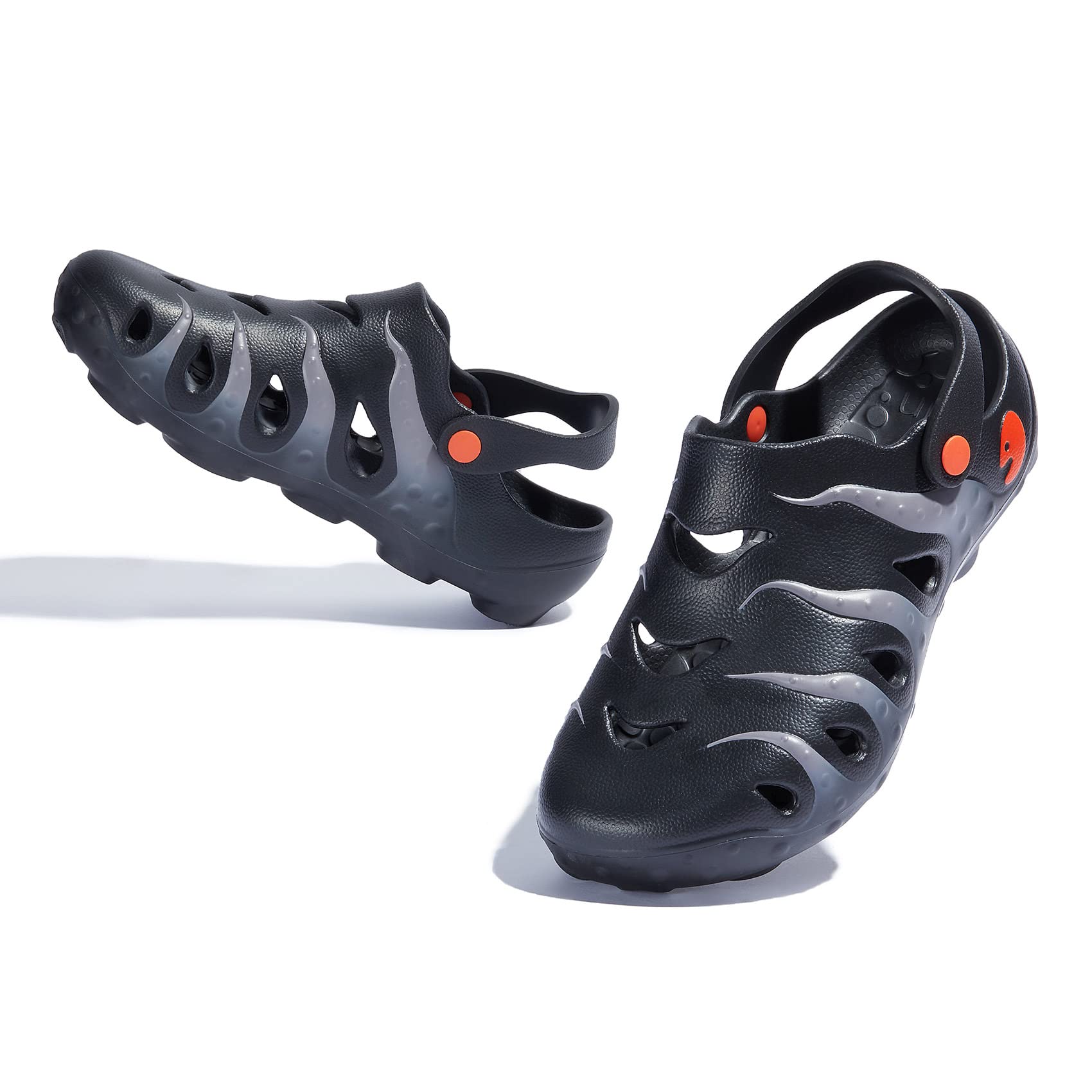 UIN Men's Slip-On Clog Shoes - Comfortable Garden, Beach & Outdoor Slippers with Octopus Design - Perfect for Gardening, Beach Walks and Casual Wear