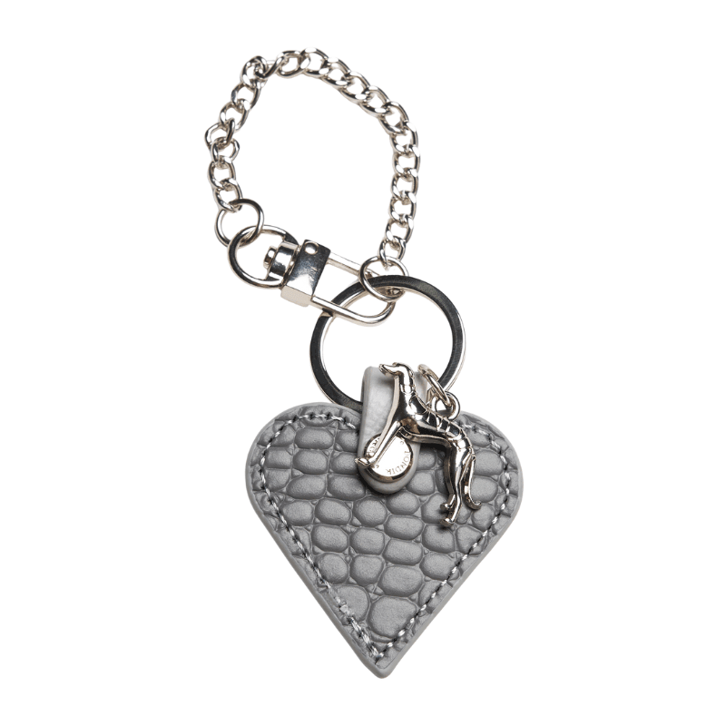 Moonstone Leather Heart Bag Charm - Elegant Handbag Accessory for Women | Perfect for Everyday Use, Parties & Gifts