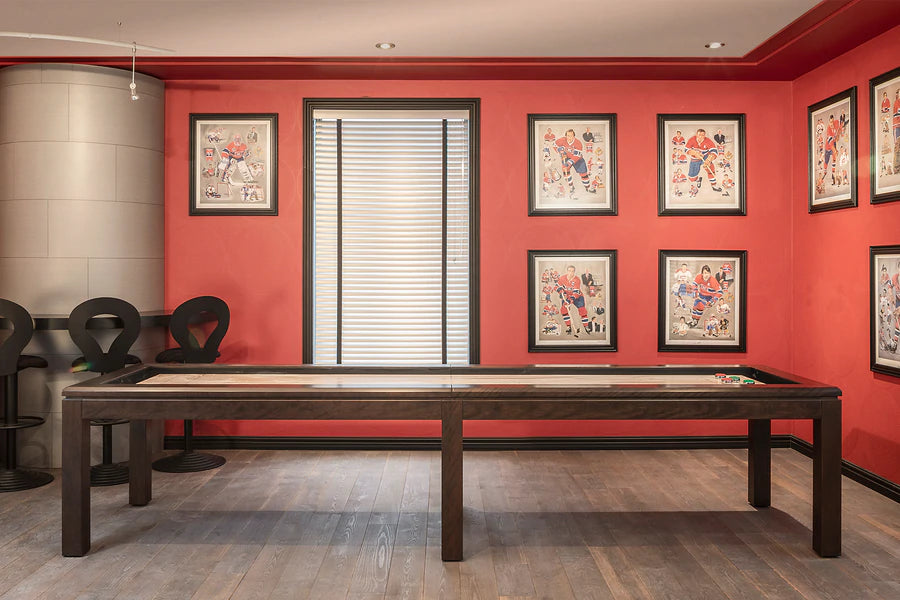 Premium Canadian Billiard La Condo Shuffleboard Table - Professional Indoor Game Table for Home, Bar & Game Room Entertainment
