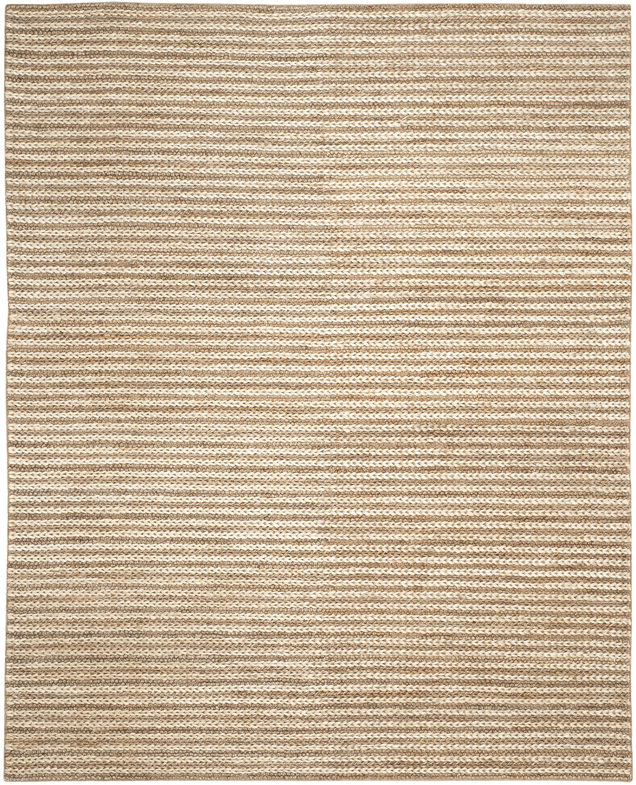 SAFAVIEH Handmade Natural Jute Area Rug 8' x 10' - Farmhouse Style, Durable & Eco-Friendly Floor Covering for High Traffic Areas - Perfect for Living Room, Bedroom, Dining Room & Home Office Decor (NF653A)
