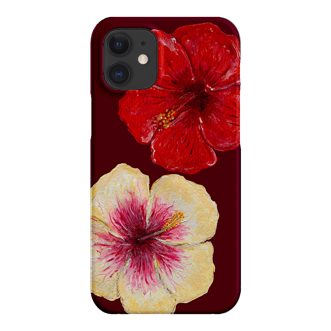 Premium Hibiscus Flower Phone Case - Durable Protective Cover for iPhone & Samsung - Tropical Floral Design for Beach, Vacation & Summer Style