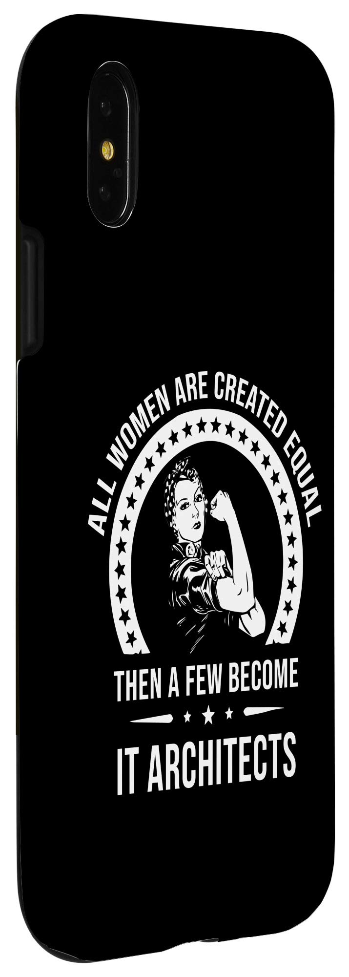 iPhone X/XS Case for Women - IT Architect Design Slim Protective Phone Cover | Perfect for Work, Office & Tech Enthusiasts