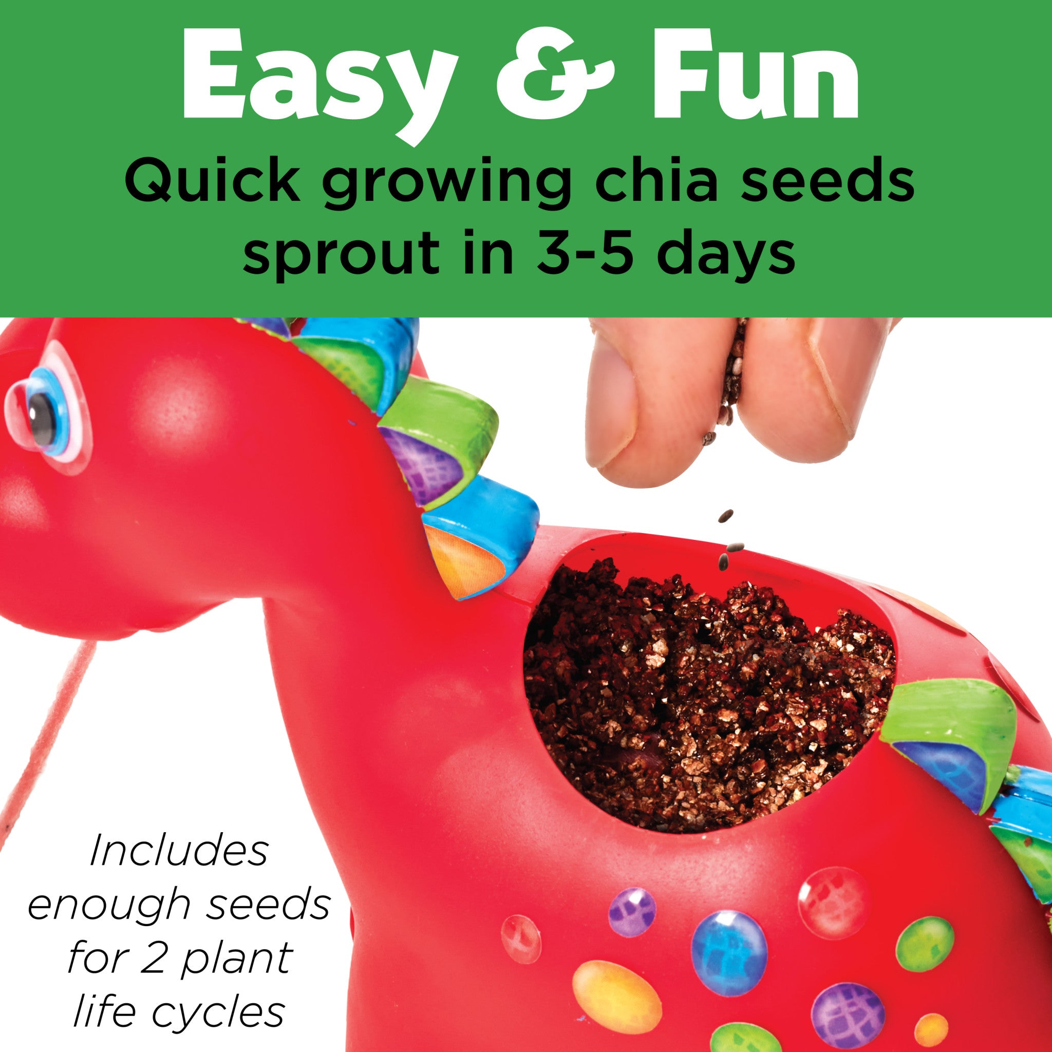 Self-Watering Plant Pot with Dinosaur Design - Automatic Watering System for Indoor Plants, Succulents & Herbs - Perfect for Home, Office & Garden Decor
