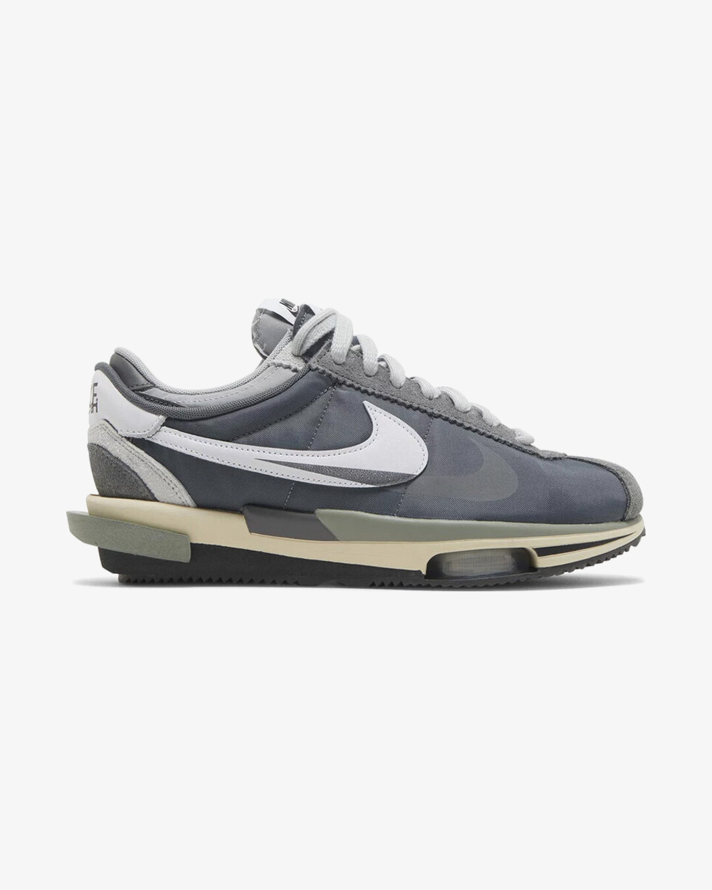 Nike x Sacai Zoom Cortez SP Iron Grey Sneakers - Retro Running Shoes for Men & Women - Perfect for Casual Wear, Street Style & Gym Workouts