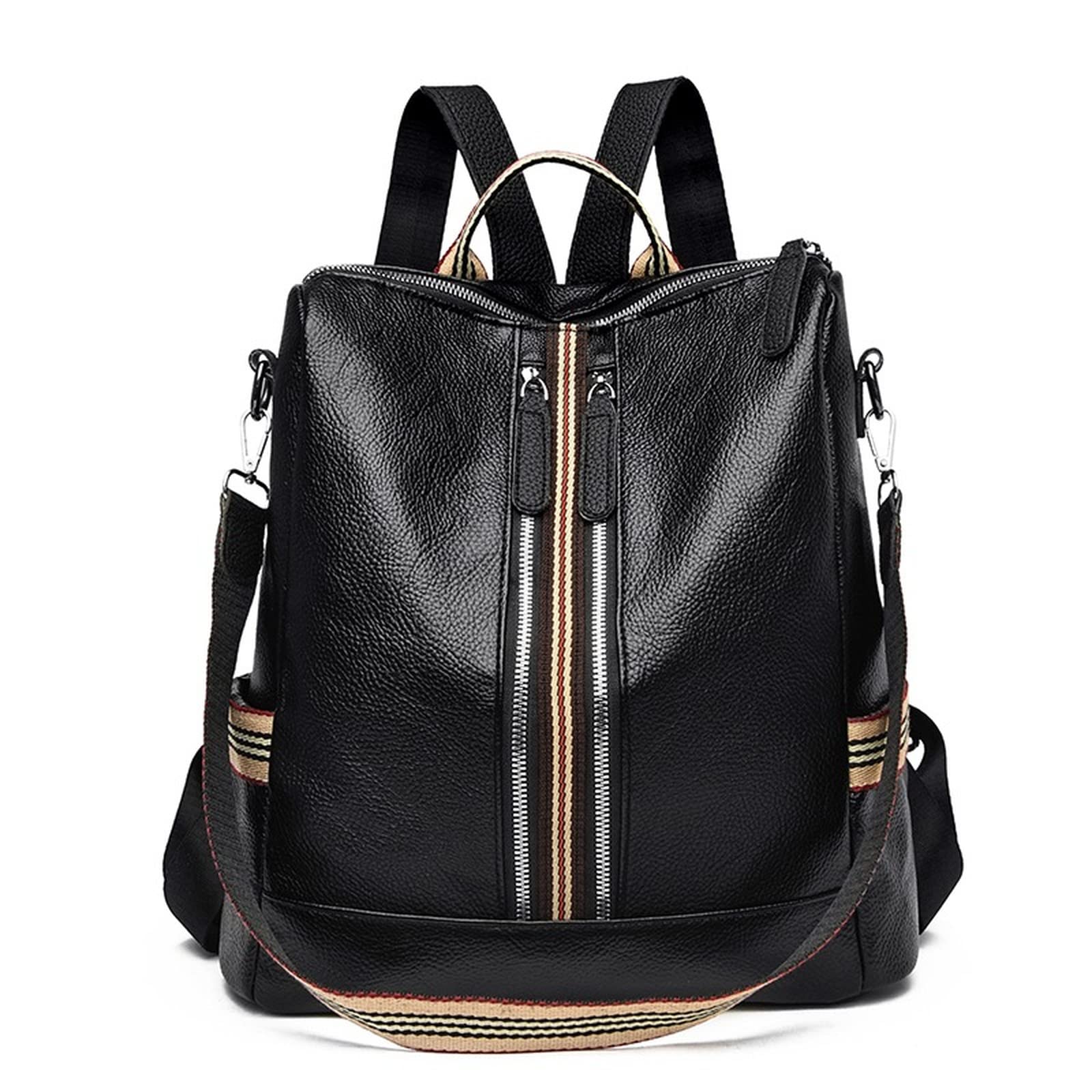 Stylish Genuine Leather Backpack for Teen Girls & Women - Durable School Bag, Travel Backpack & Shoulder Bag for College, Work & Daily Use