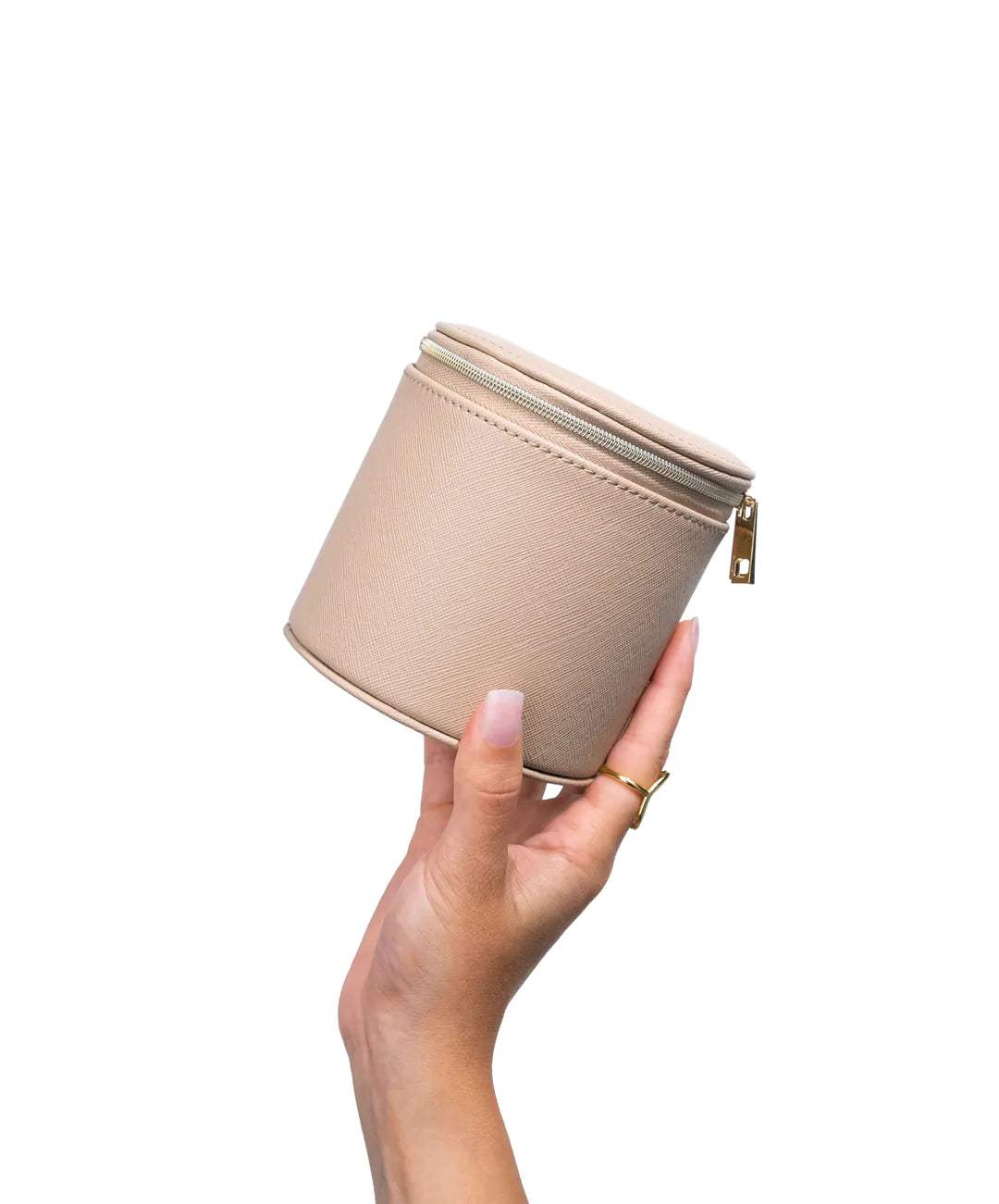 FITGLOW BEAUTY ECO LUXE MAKEUP CASE - Premium Vegan Travel Cosmetic Bag for Women, Waterproof & Spacious Organizer - Perfect for Travel, Gym, and Daily Essentials Storage