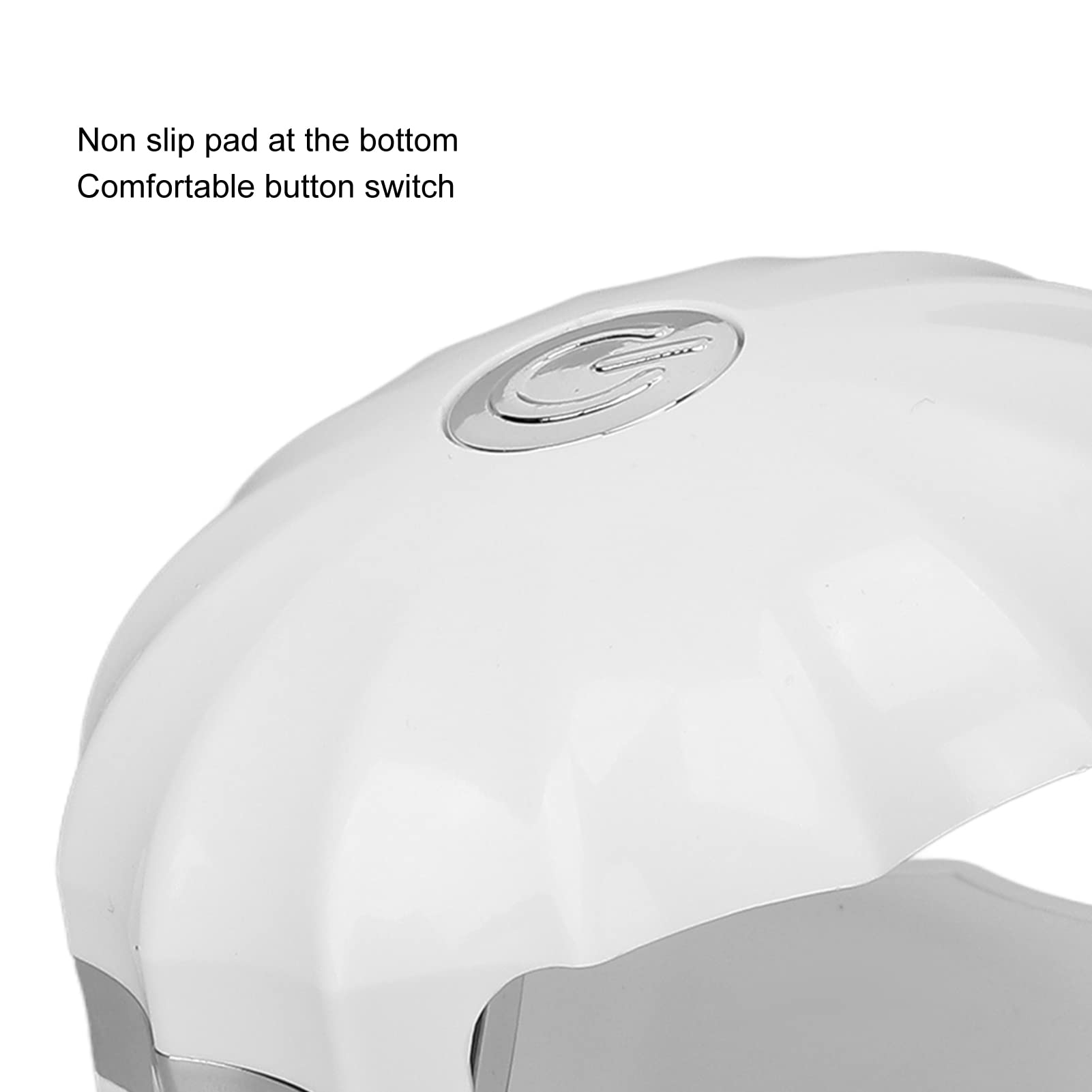 JovenngOv 18W Mini LED Nail Gel Curing Lamp with Dual Light Sources & Anti-Slip Pad - Professional UV/LED Nail Dryer for Home & Salon Manicures, Perfect for DIY Nails, Gel Polish Curing & Nail Art Designs