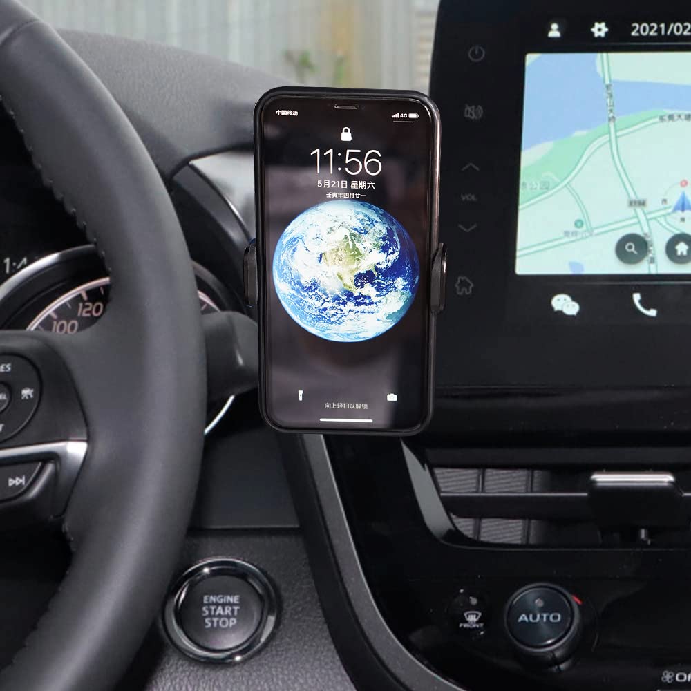 Upgraded Auto-Clamping Phone Holder for Toyota Camry 2021-2023 - Hands-Free Car Vent Mount Compatible with iPhone 15/14/13, Samsung Galaxy S23/S22 (4-7 Inch Phones) - Perfect for GPS Navigation & Safe Driving