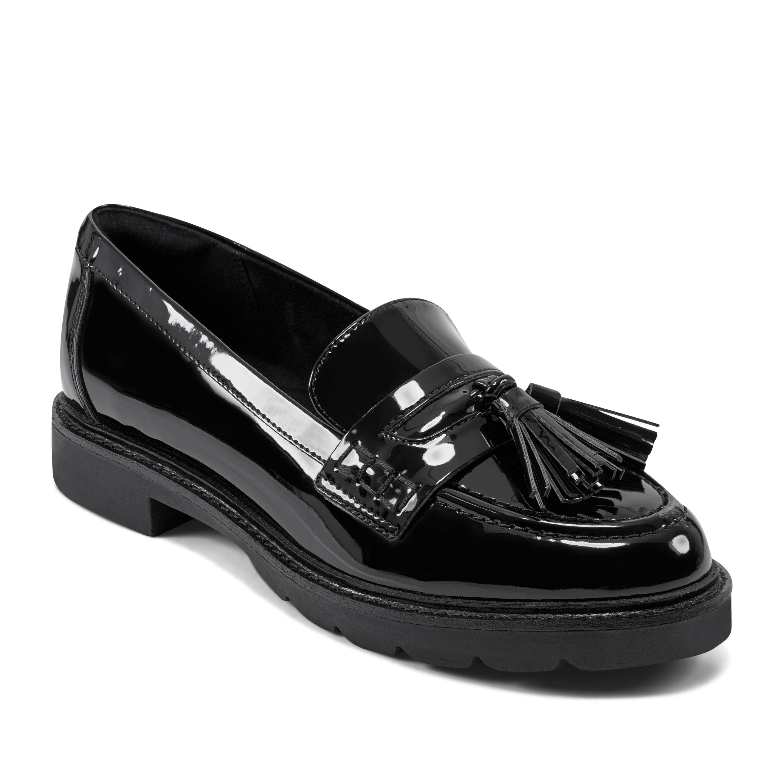 Women's Kiara Tassel Loafers - Comfortable Slip-On Shoes for Work, Office & Casual Outfits | Elegant Flats with Tassel Detail for Women's Fashion