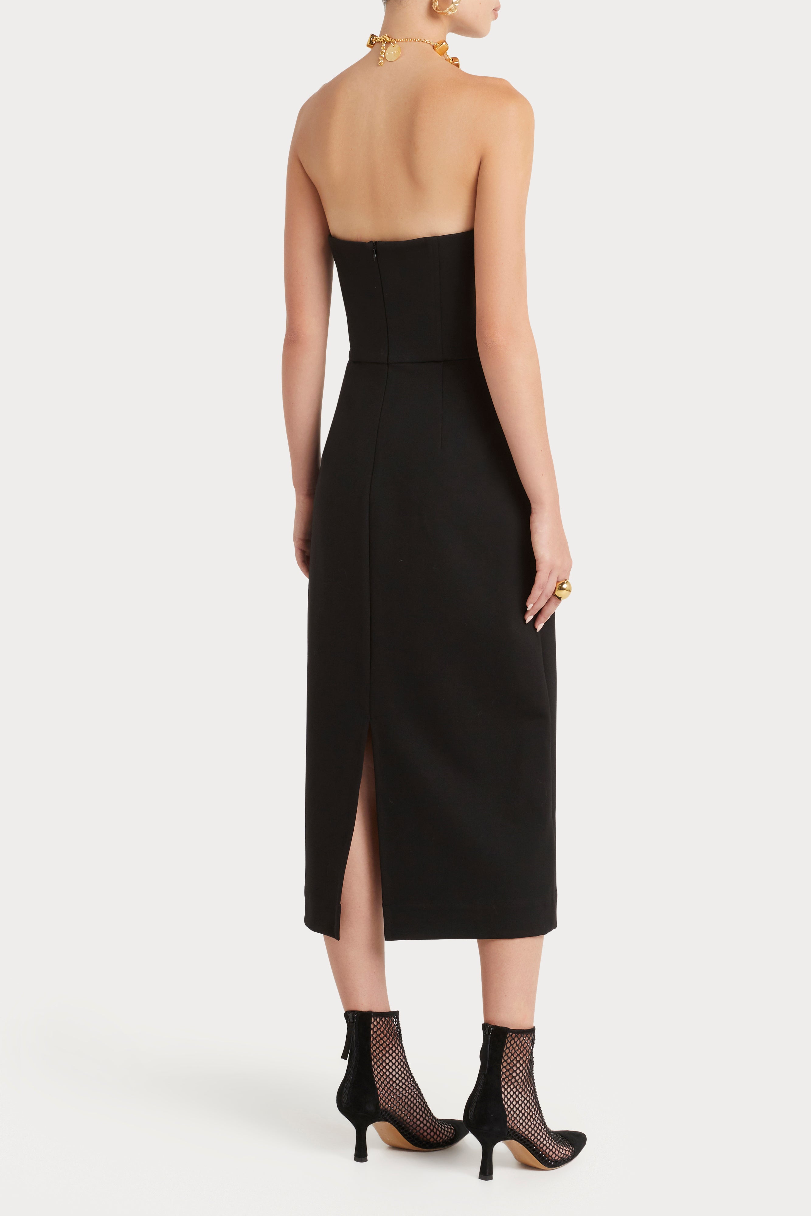 Husk Magik Dress - Black Women's Elegant Evening Gown for Parties, Weddings & Special Occasions