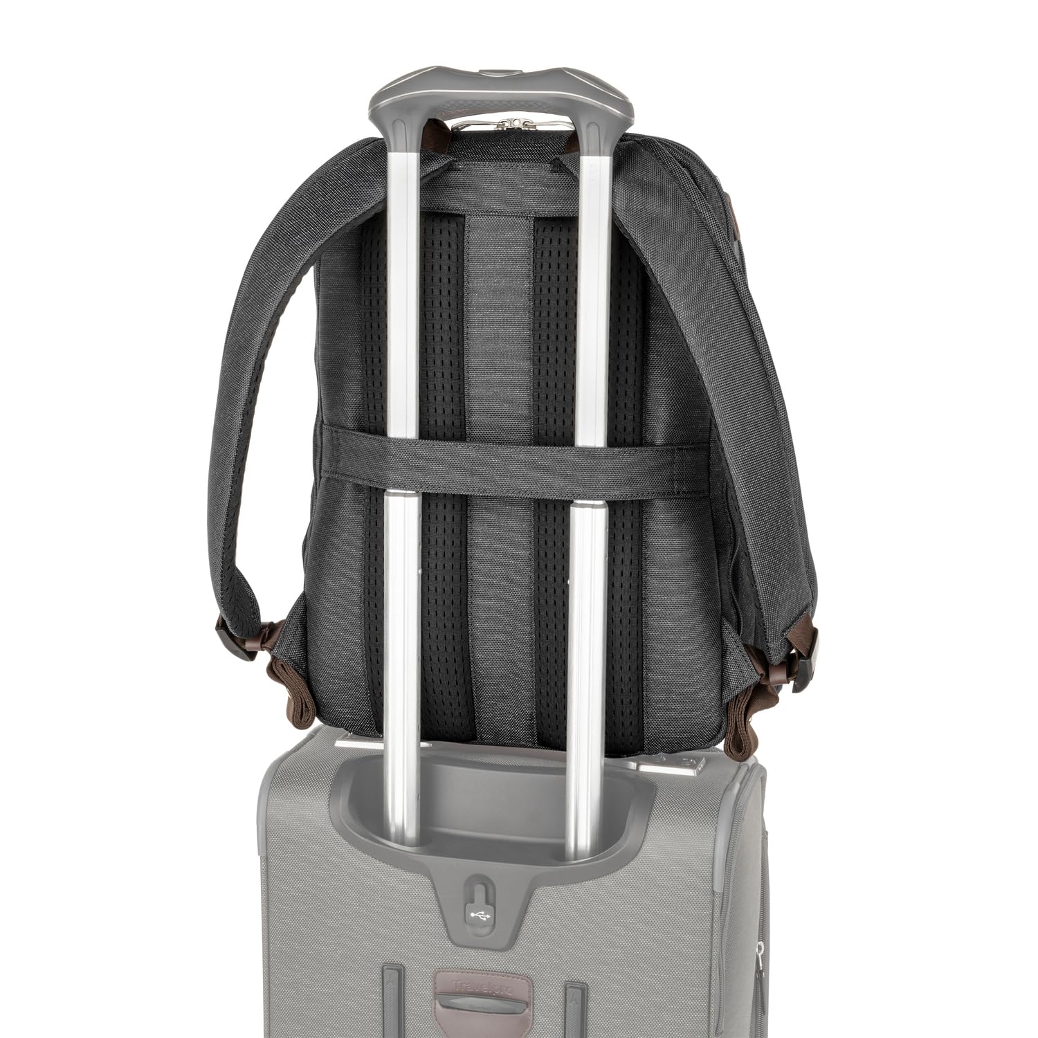 Travelpro Platinum Elite Business Laptop Backpack for Men & Women - Water Resistant 16 Inch Laptop Bag with Spacious Compartments - Perfect for Business Travel, Commuting & College - Vintage Grey