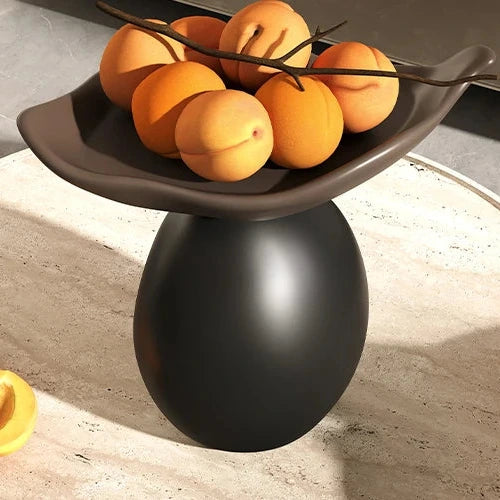 Stylish Balance Form Decorative Bowl - Handcrafted Ceramic Fruit Serving Bowl for Dining Table Centerpiece, Kitchen Counter Decor, and Gift Giving