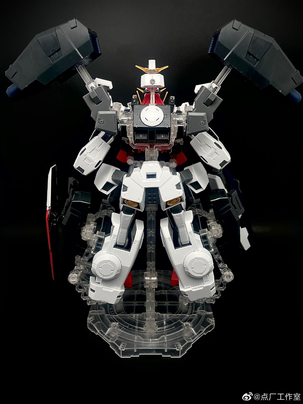 1/100 MG Gundam Virtue Model Kit with DOT Workshop Armor Display Stand - Perfect for Gundam Collectors & Anime Figure Display
