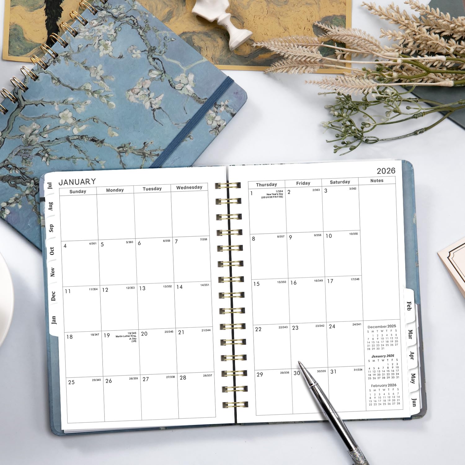 2025-2026 Academic Planner | July 2025 to June 2026 Weekly & Monthly Organizer | 8.5